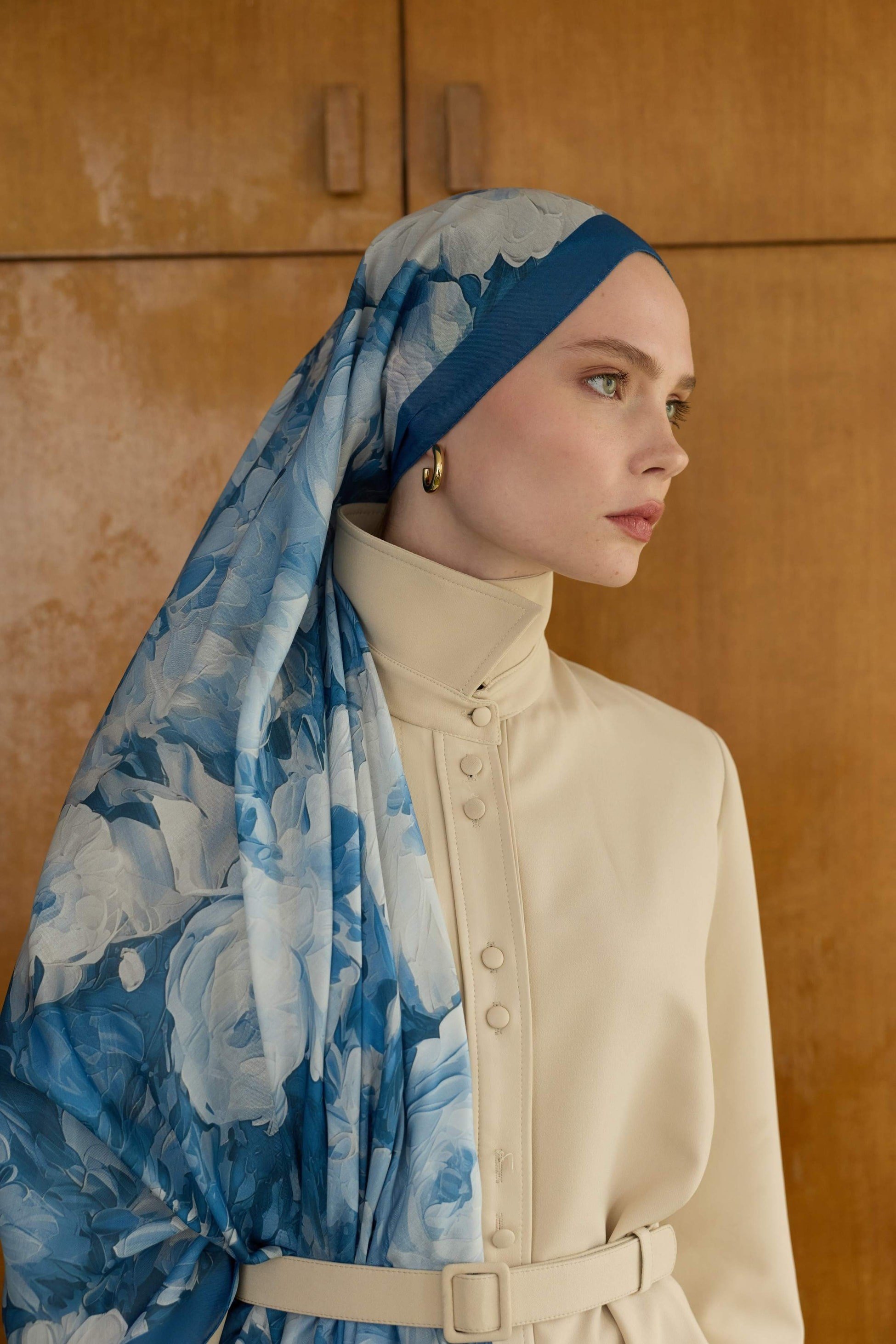 Winter Bloom Soft Şal 3069