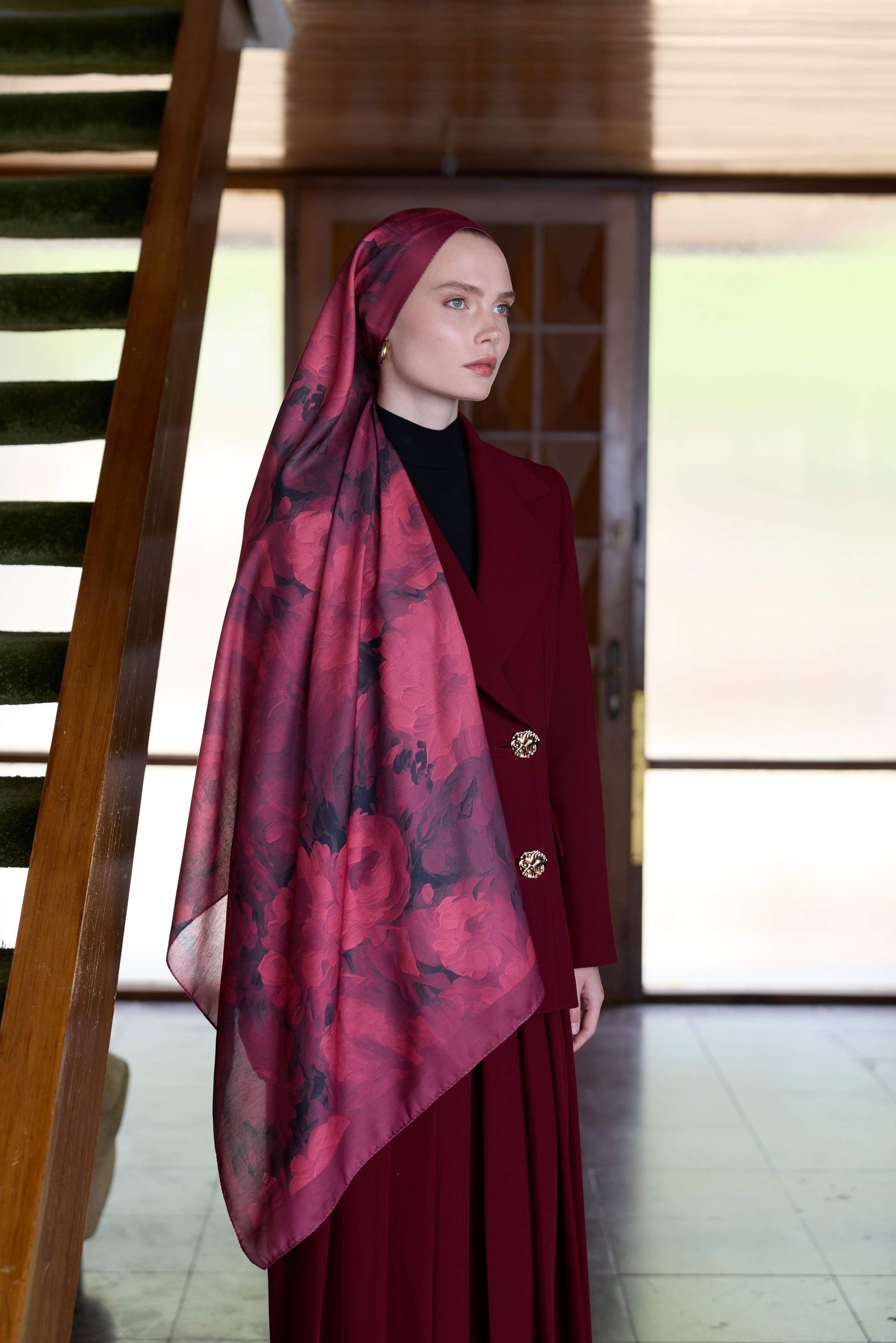 Winter Bloom Soft Şal 3069