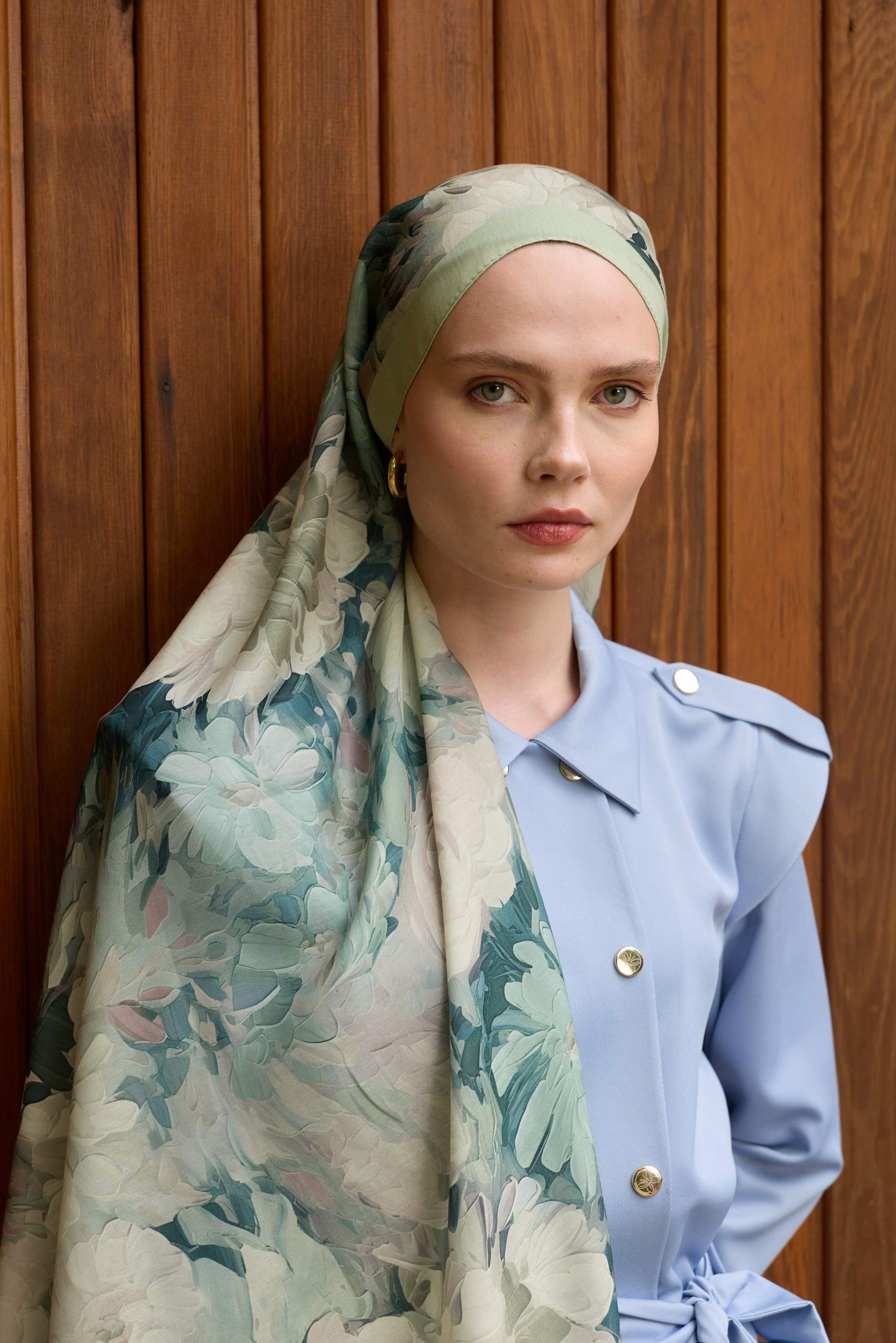 Winter Bloom Soft Şal 3069