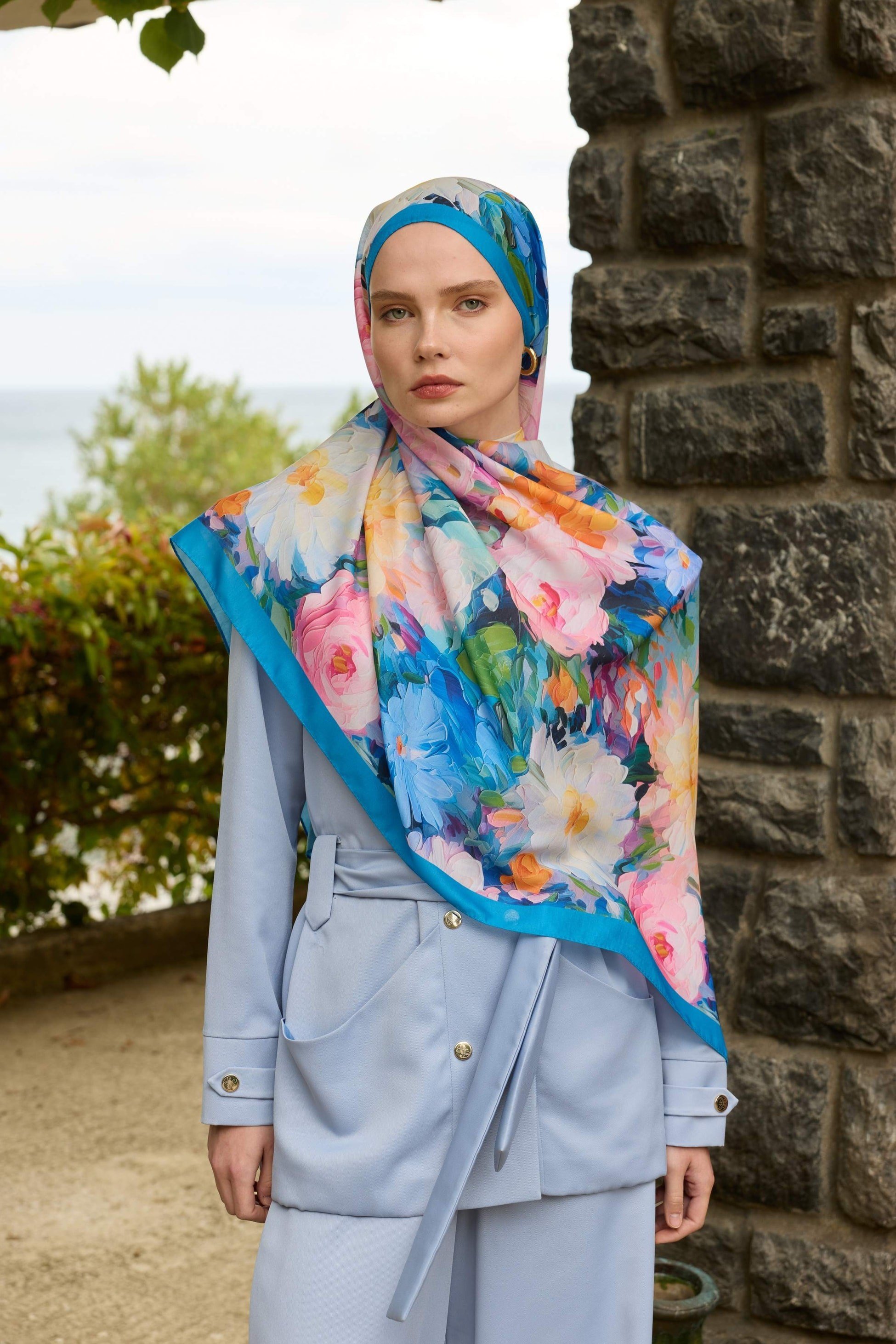 Winter Bloom Soft Şal 3069