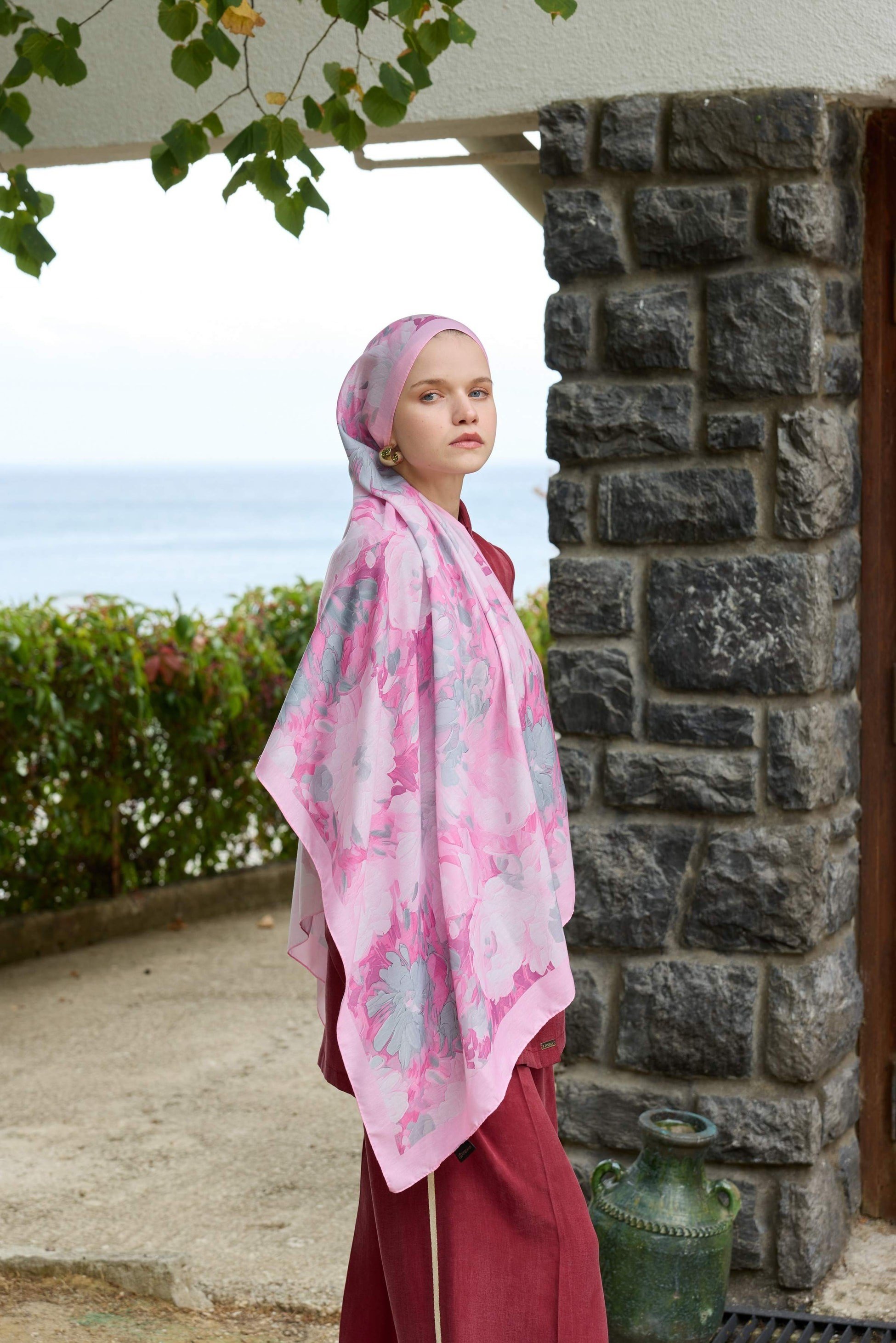 Winter Bloom Soft Şal 3069