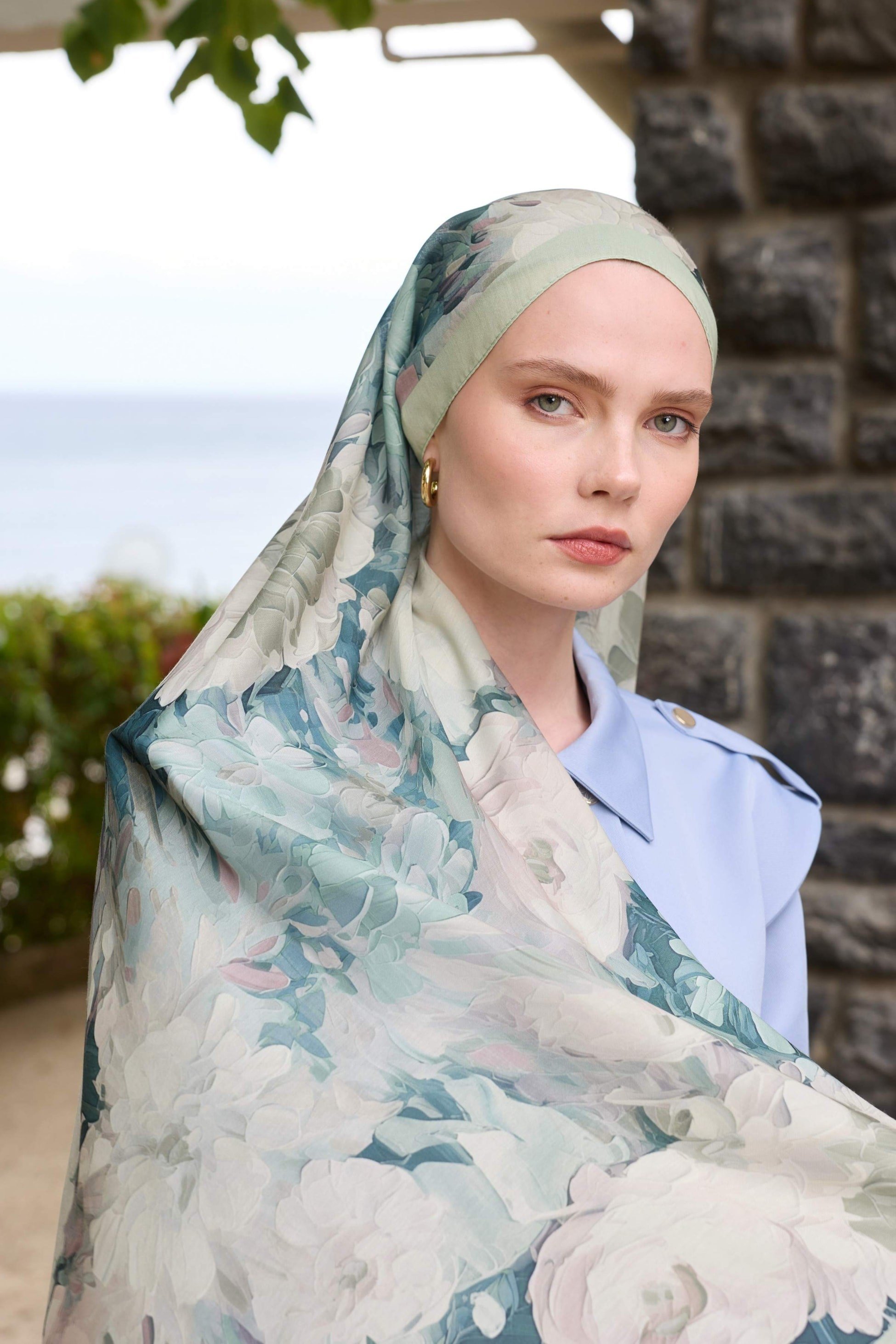 Winter Bloom Soft Şal 3069