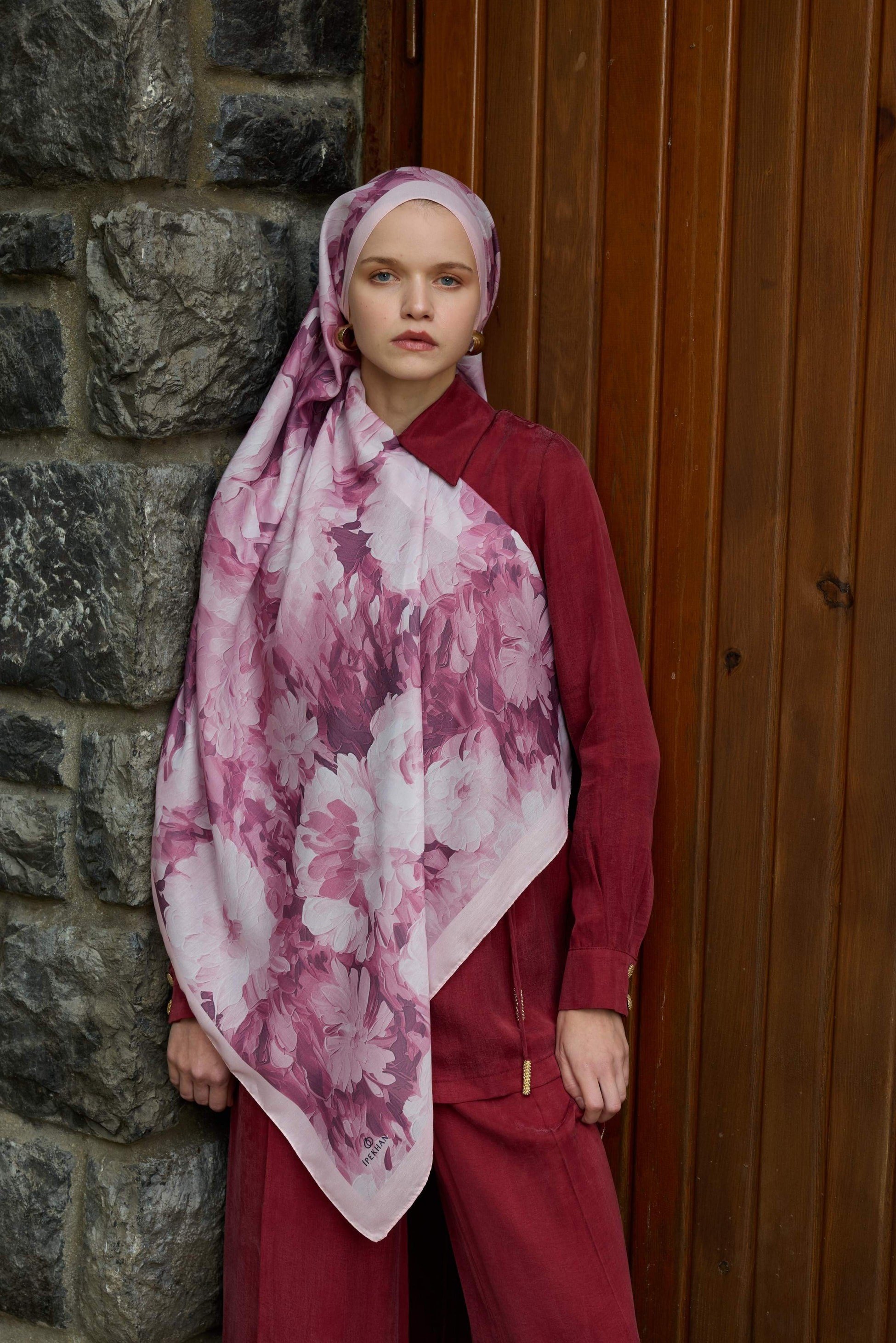 Winter Bloom Soft Şal 3069