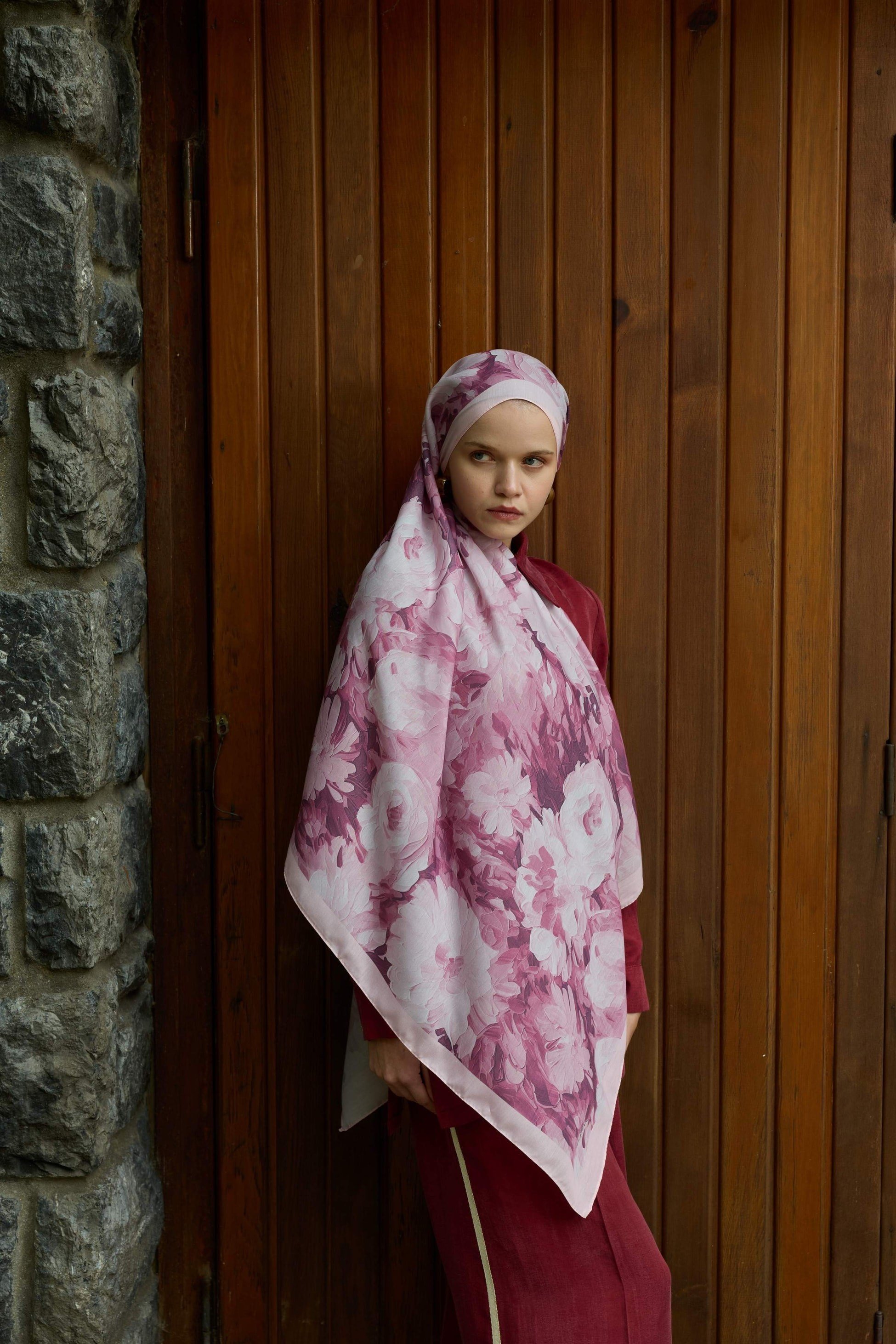 Winter Bloom Soft Şal 3069