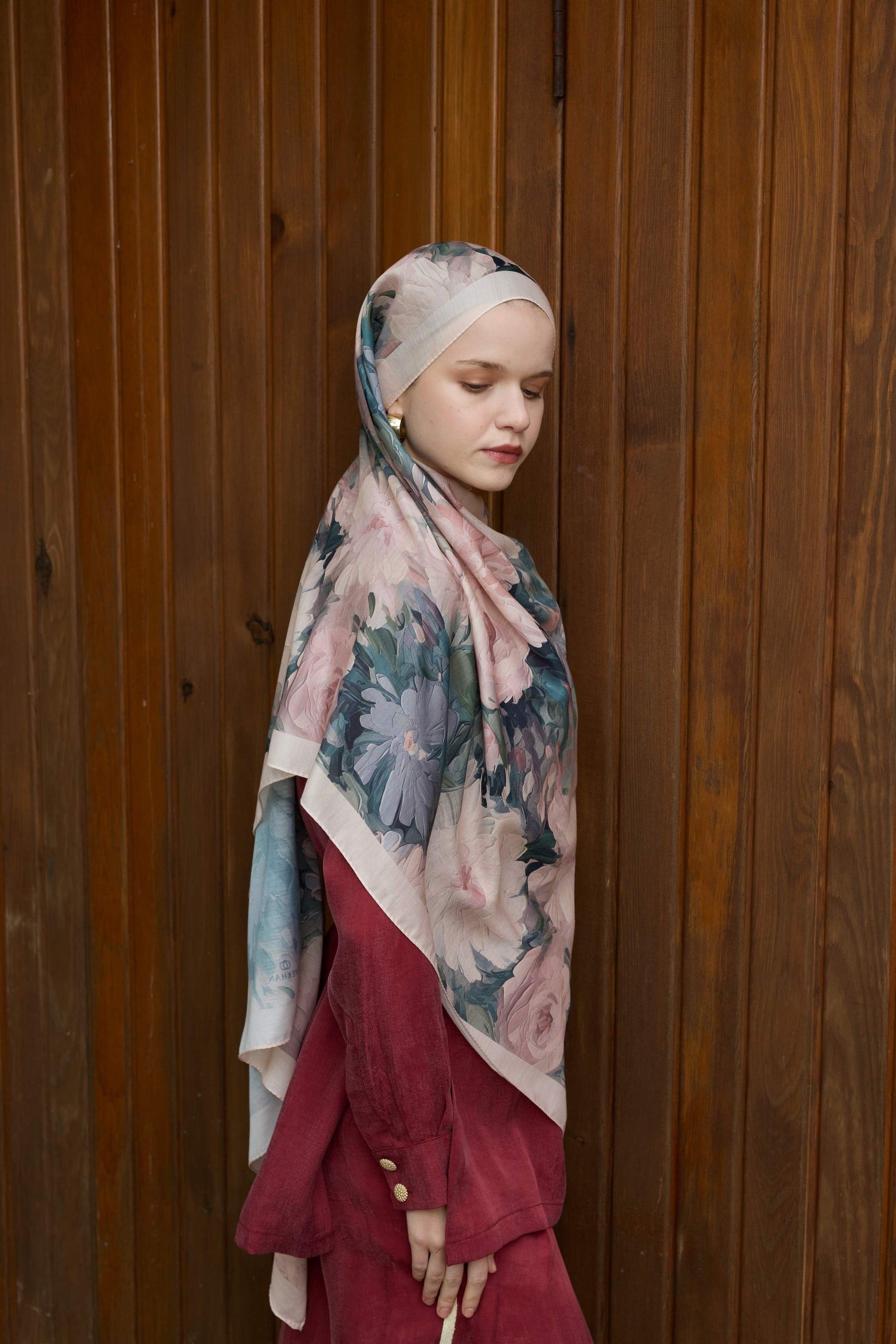Winter Bloom Soft Şal 3069