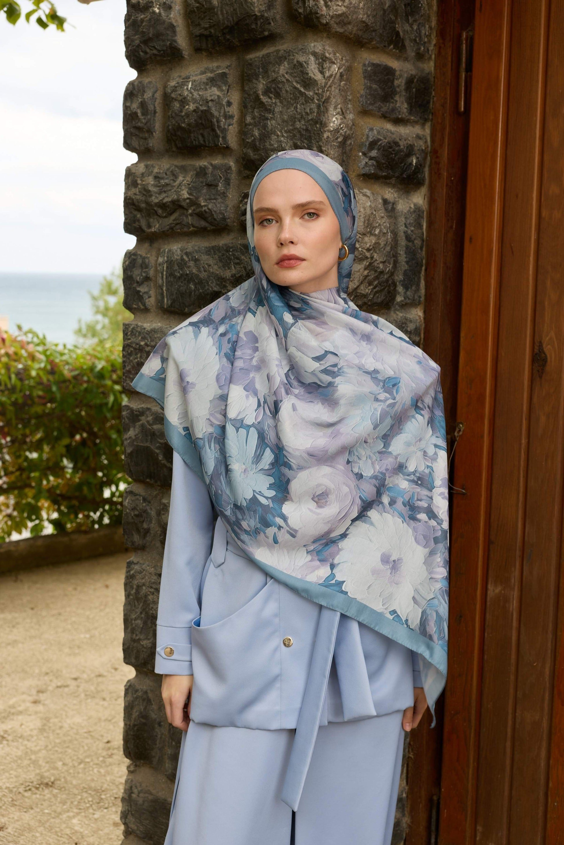 Winter Bloom Soft Şal 3069