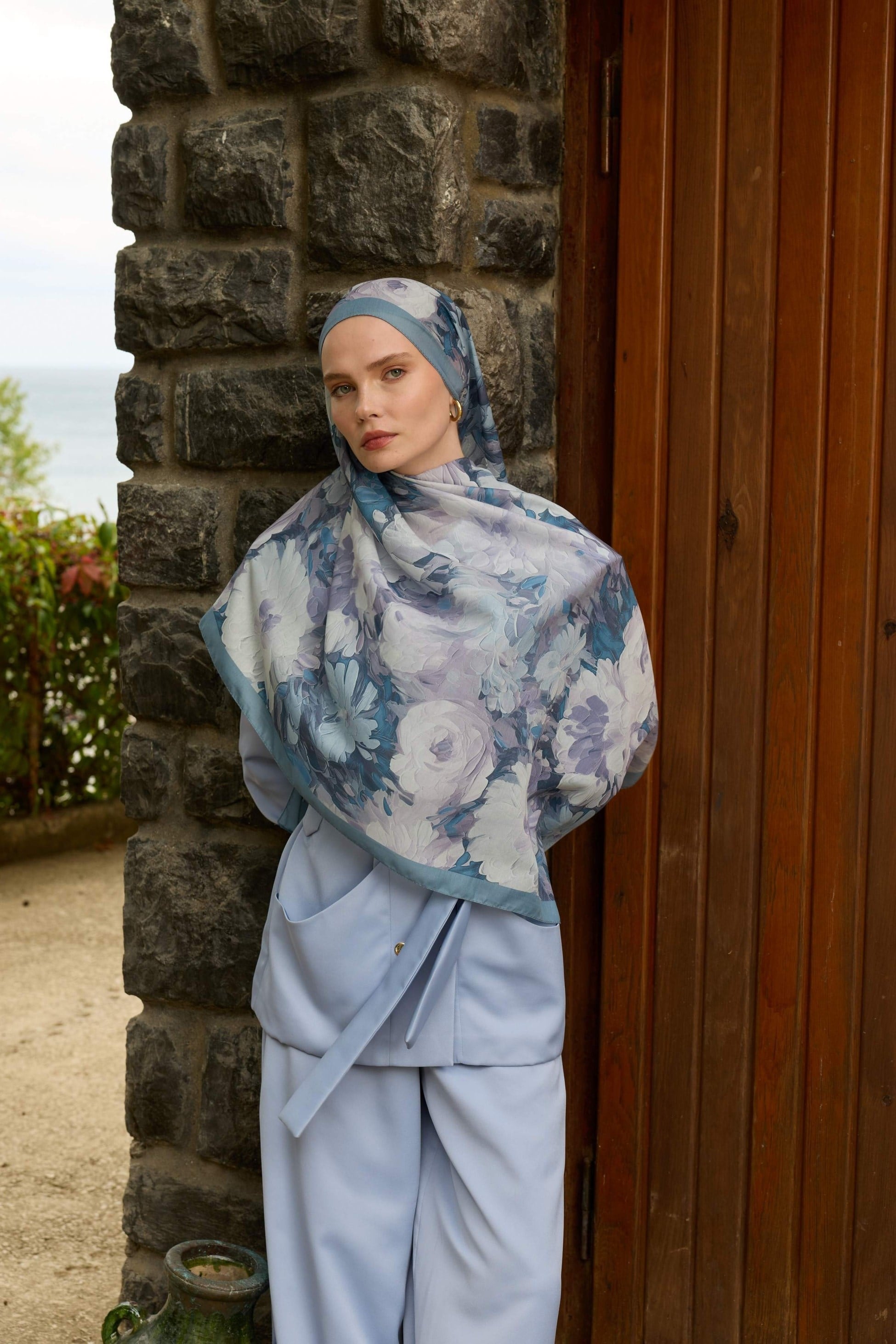 Winter Bloom Soft Şal 3069
