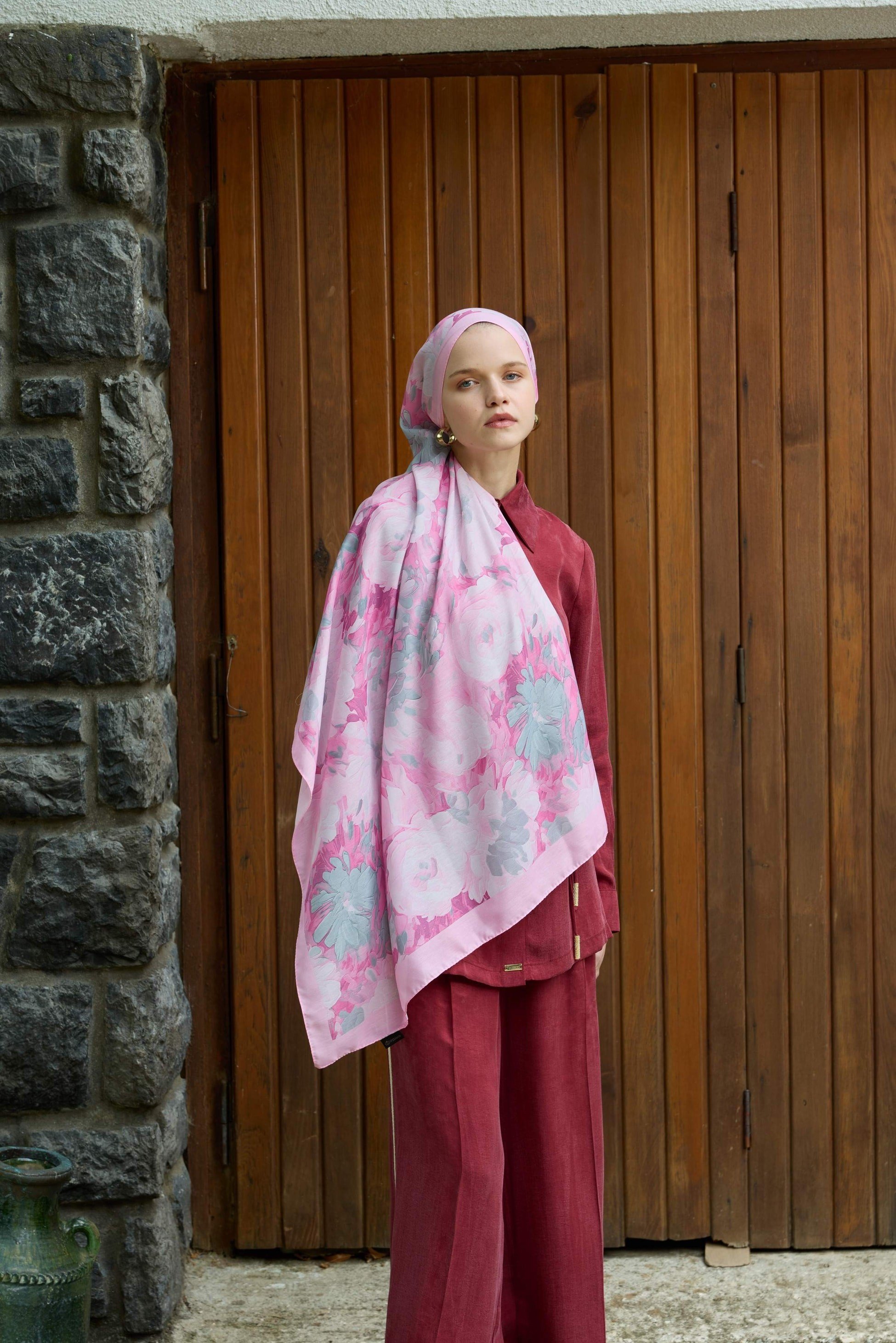 Winter Bloom Soft Şal 3069