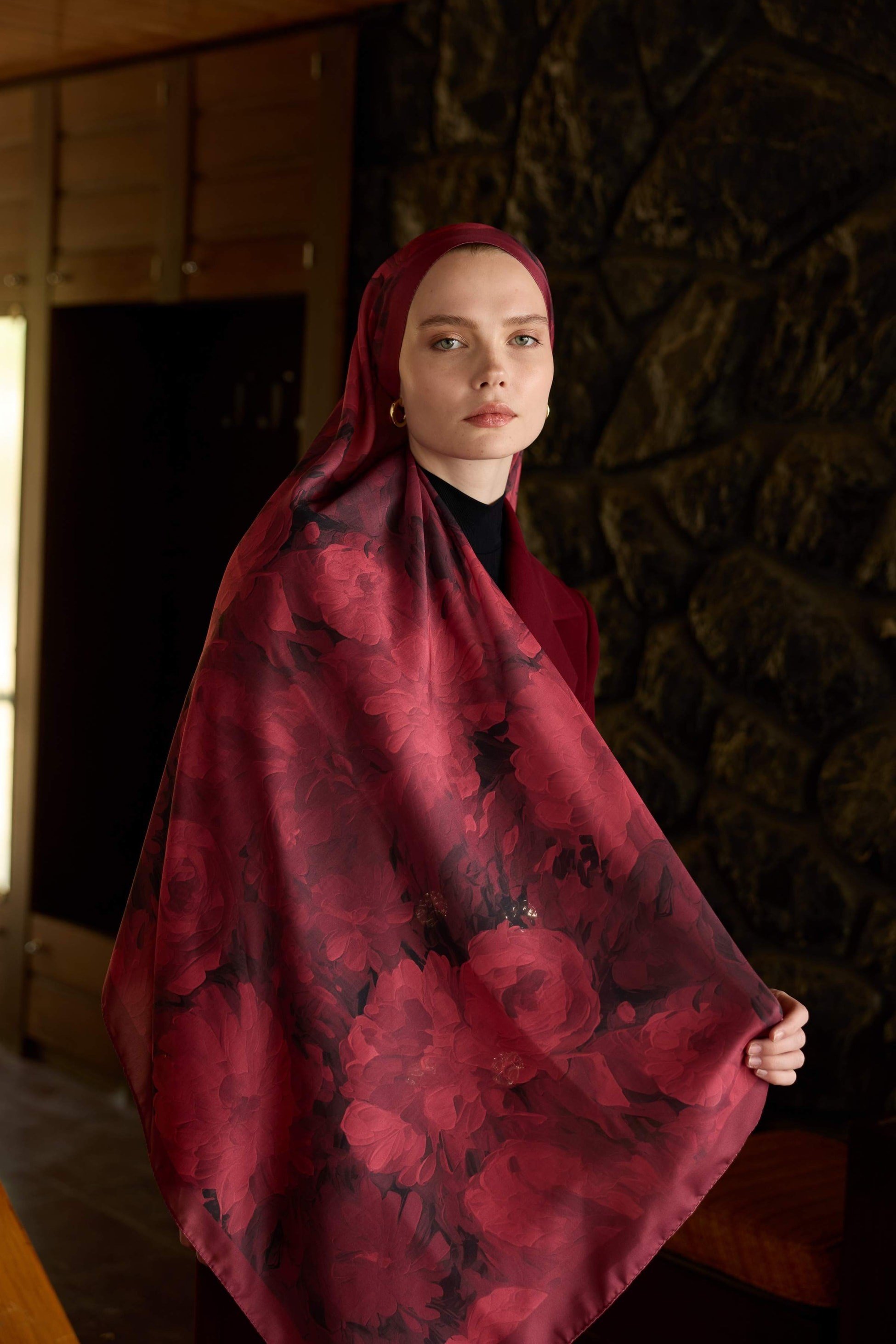 Winter Bloom Soft Şal 3069