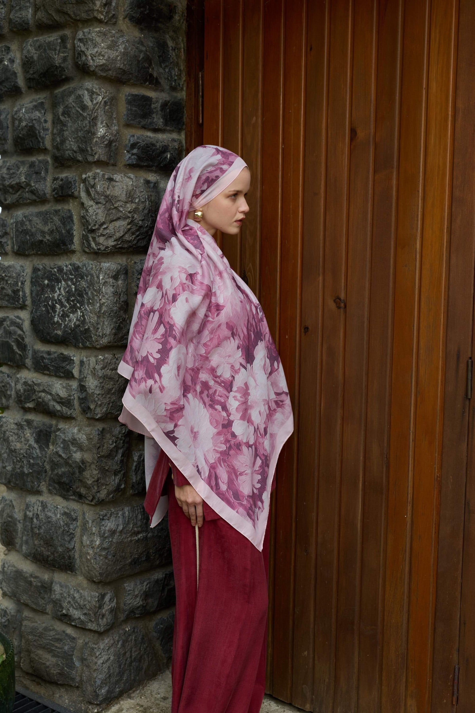 Winter Bloom Soft Şal 3069