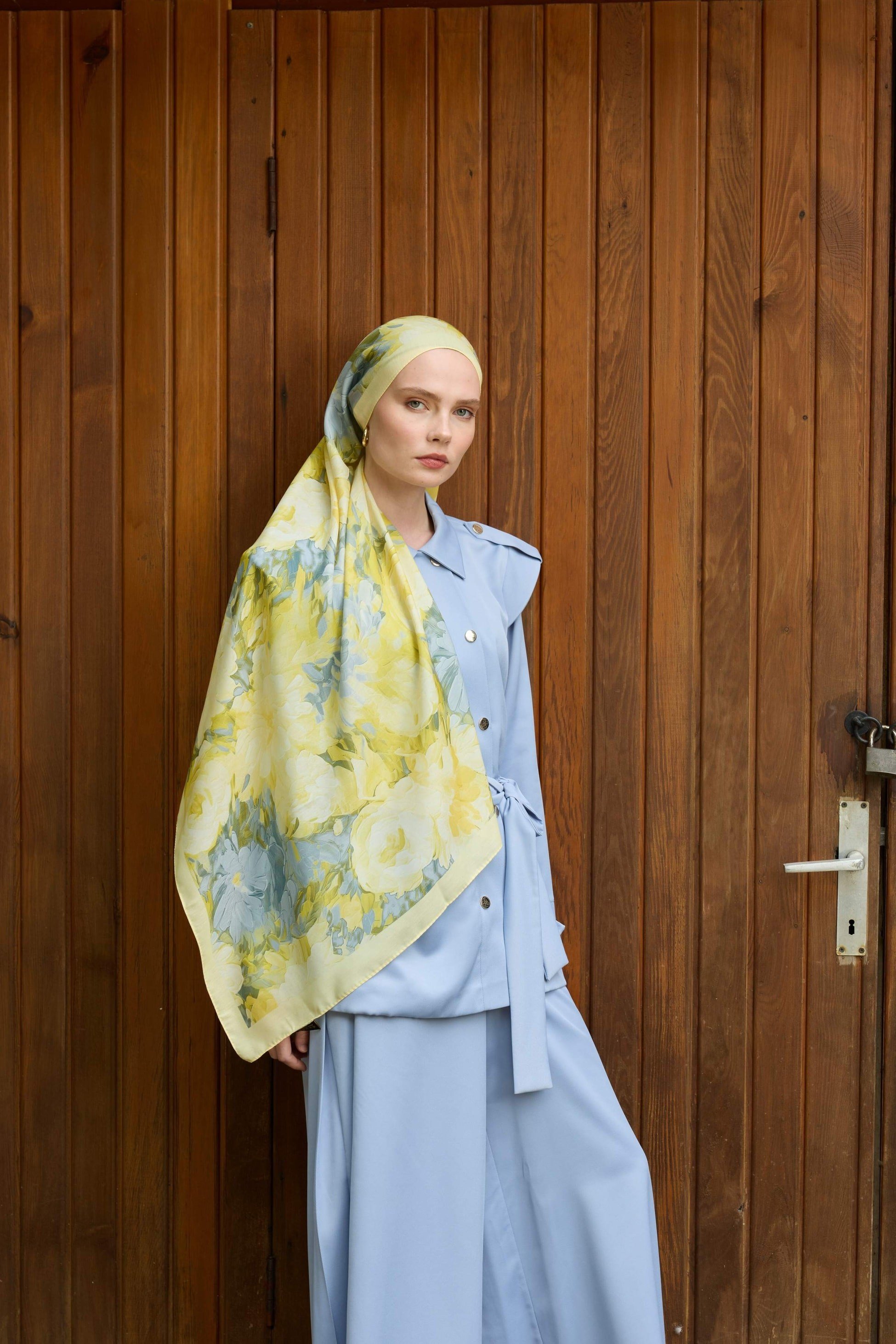 Winter Bloom Soft Şal 3069