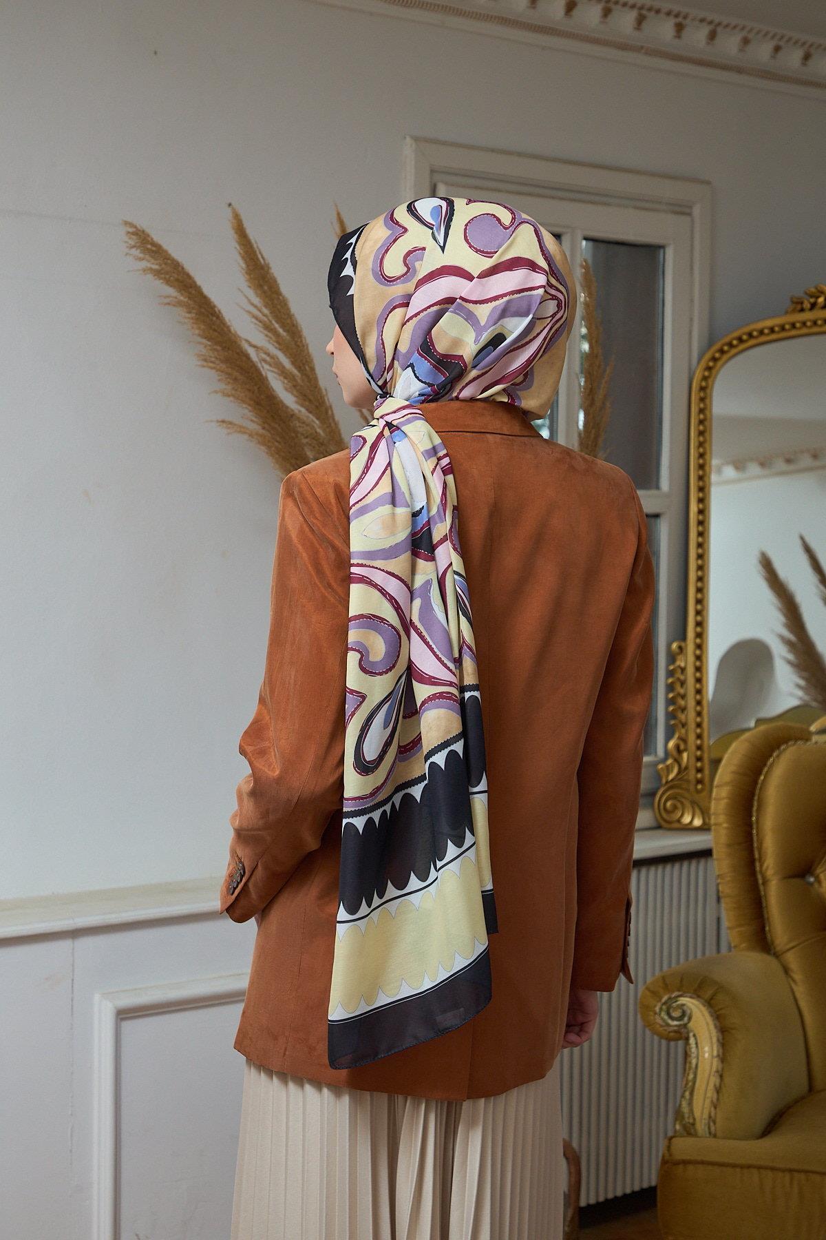 Yaz Işıltısı Koleksiyonu Soft Şal Açık Sarı Şeftali 3045-15