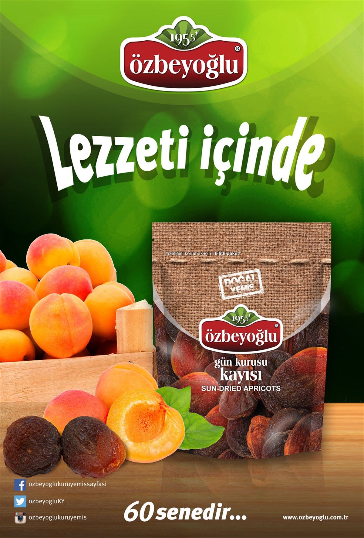Doğal Günkurusu Kayısı (150gr/ad)