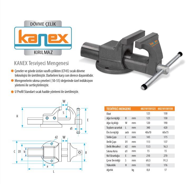 Kanca Kanex Mengene 150mm Sabit