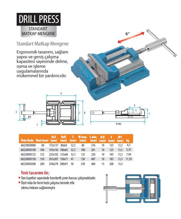 Kanca Matkap Mengenesi 80mm