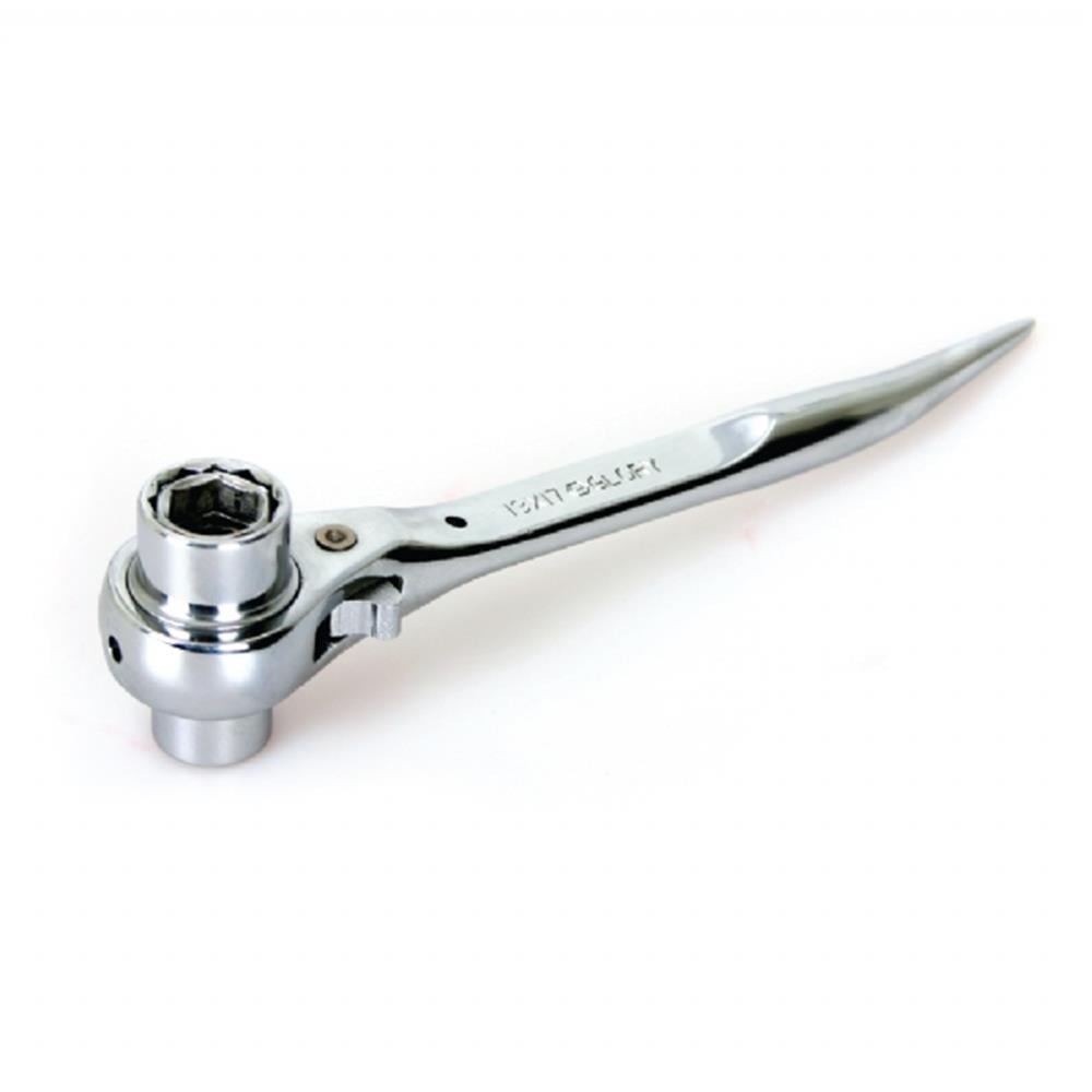 Kazıklı Lokma Cırcır Anahtar Kısa (Dört Ölçü) 10X14 - 13X17