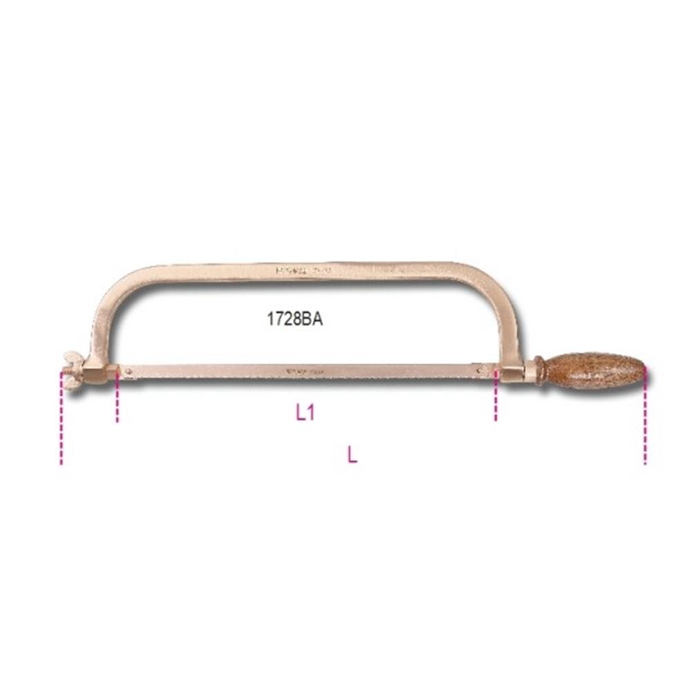 Kıvılcım Çıkarmayan Demir Testere Kolu 1727BA