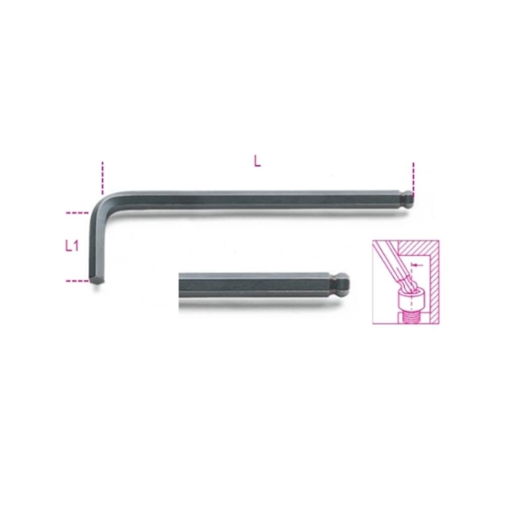 Topuz Başlı Allen 96BP-AS 3/16