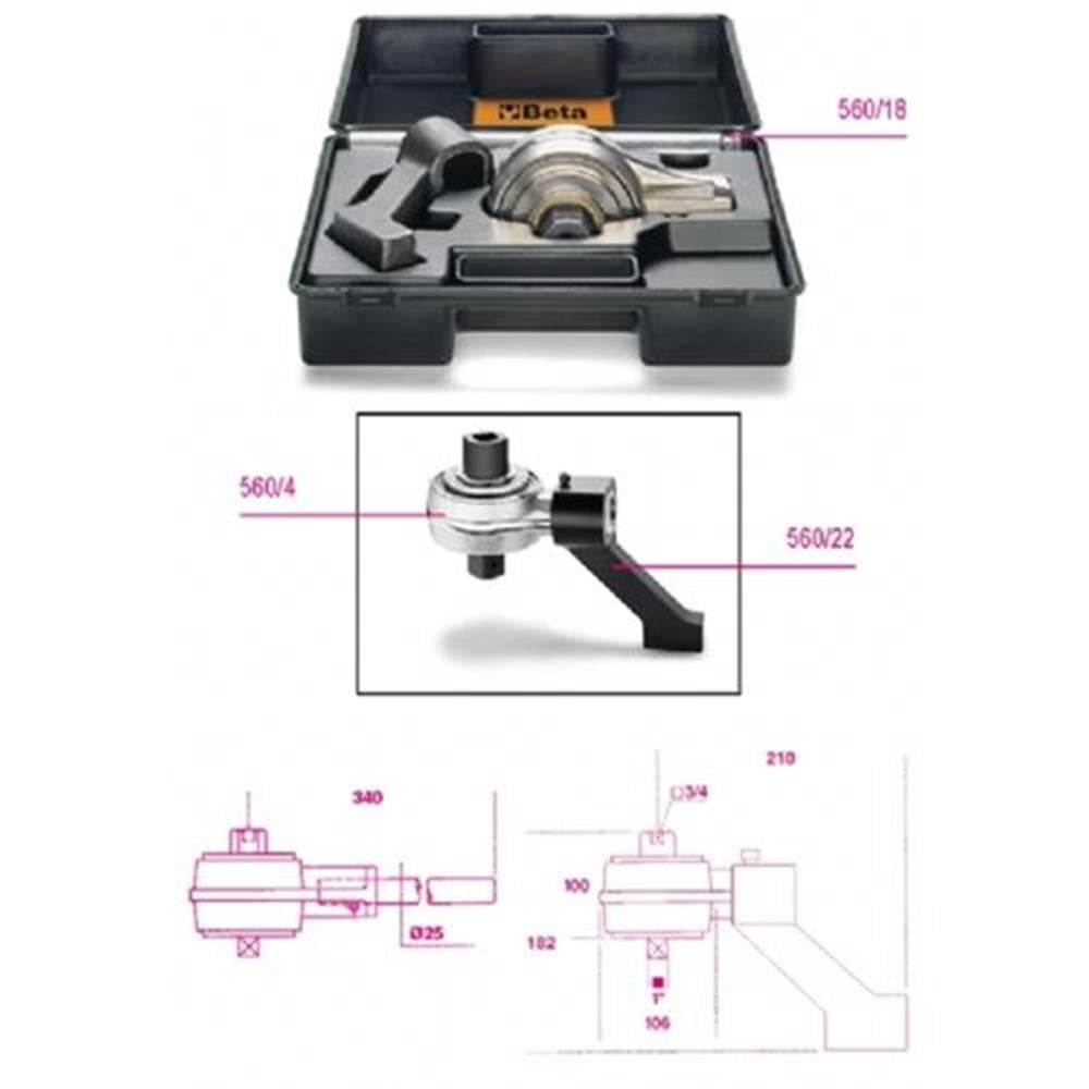 Tork Artırıcı Takımı 4 Parça 560/C4+ 