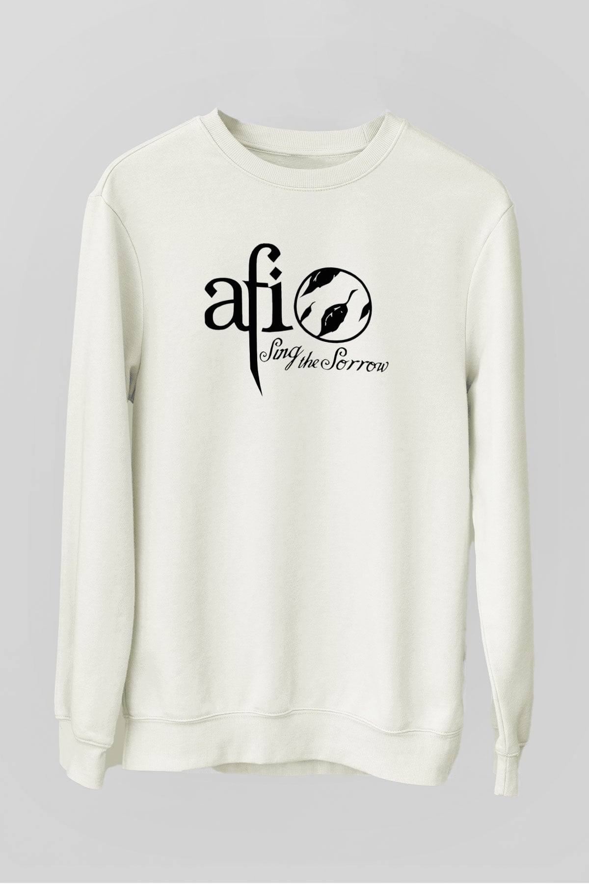  Afi Beyaz Unisex Sweatshirt
