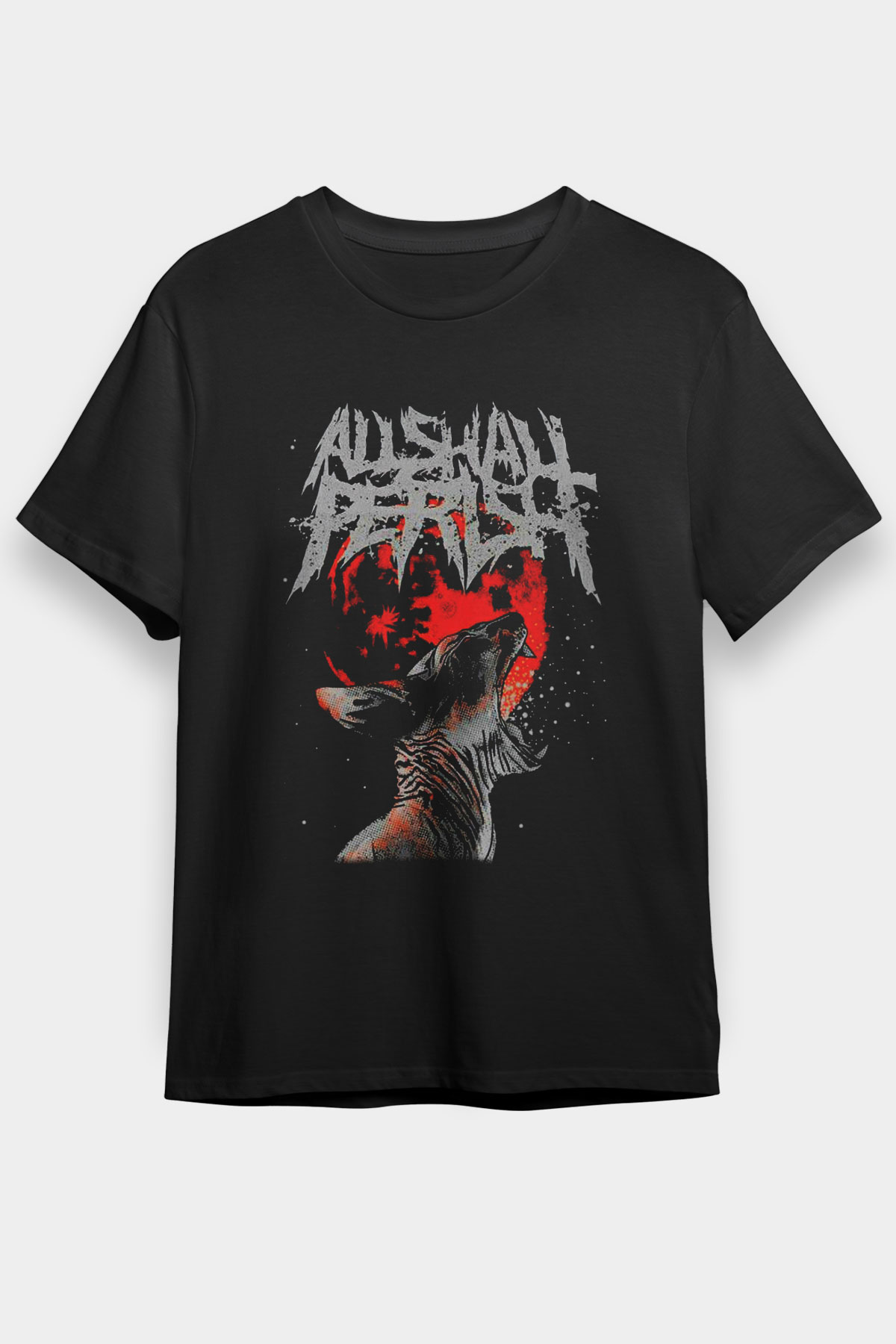  All Shall Perish Siyah Unisex Tişört T-Shirt - TişörtFabrikası