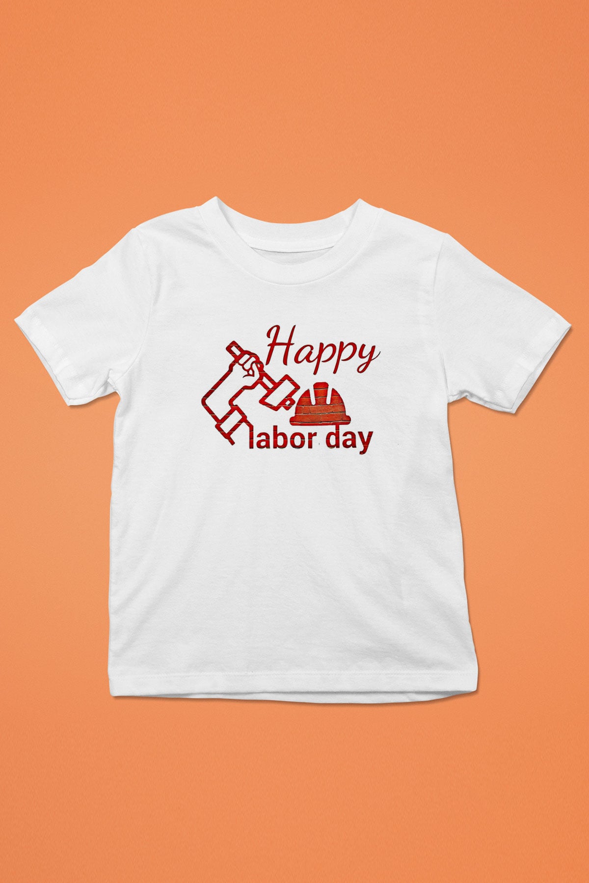 1 Mayıs Baskılı Beyaz Unisex Beyaz Çocuk Tişört - Tshirt