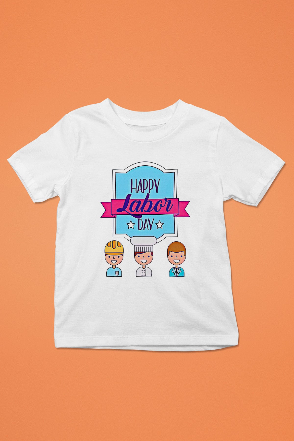 1 Mayıs Baskılı Beyaz Unisex Beyaz Çocuk Tişört - Tshirt