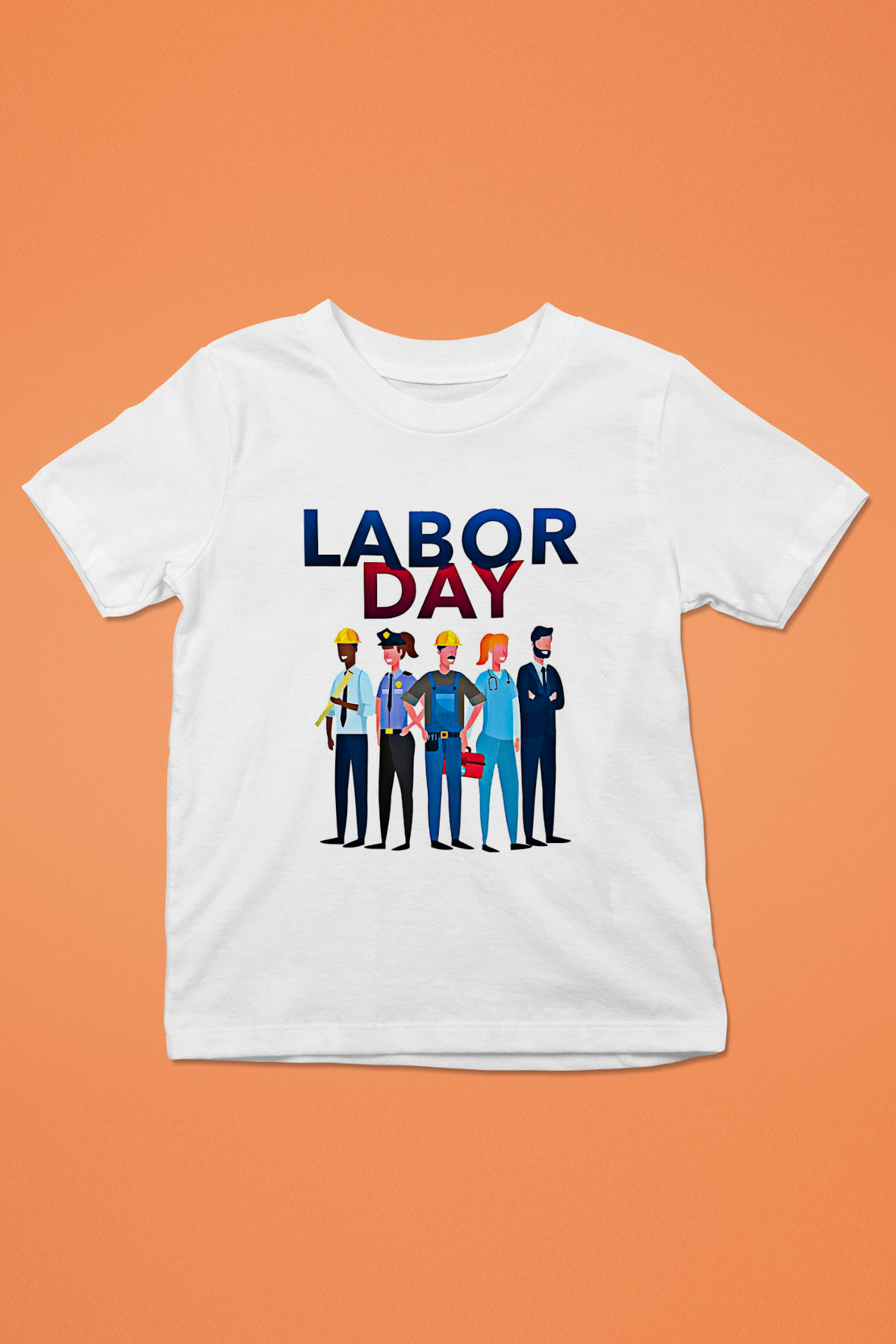 1 Mayıs Baskılı Beyaz Unisex Beyaz Çocuk Tişört - Tshirt