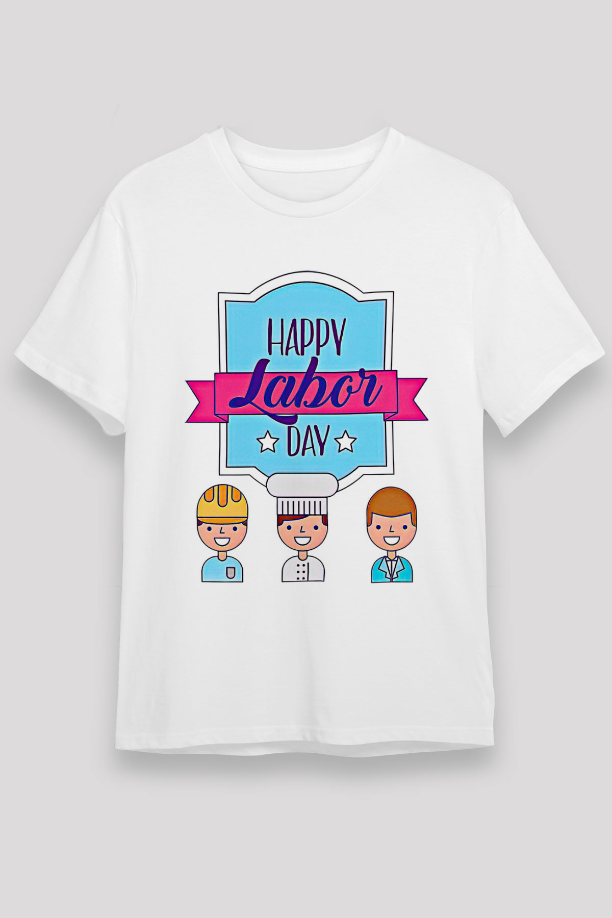 1 Mayıs Unisex Baskılı Beyaz Tişört - Tshirt