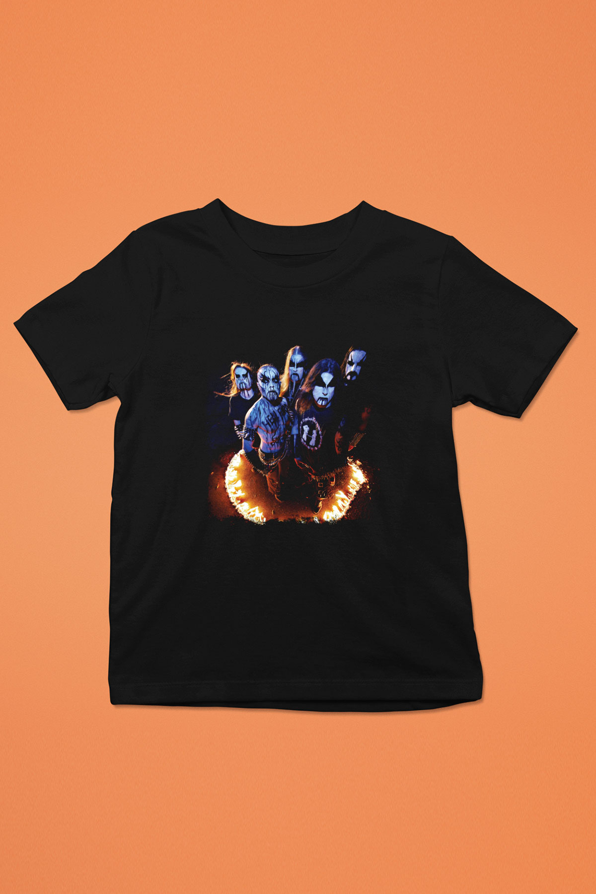 1349 Baskılı Unisex Siyah Çocuk Tişört