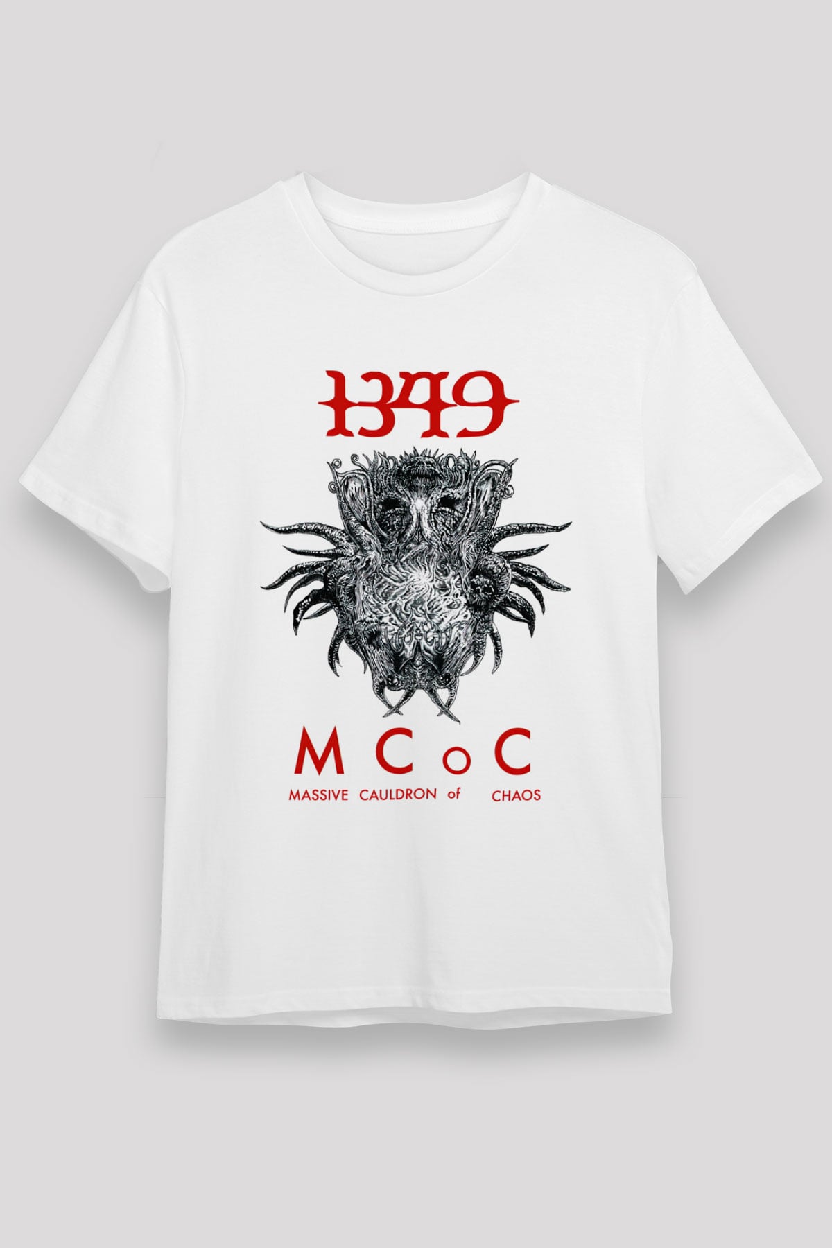 1349 Grubu Beyaz Unisex Tişört T-Shirt - TişörtFabrikası