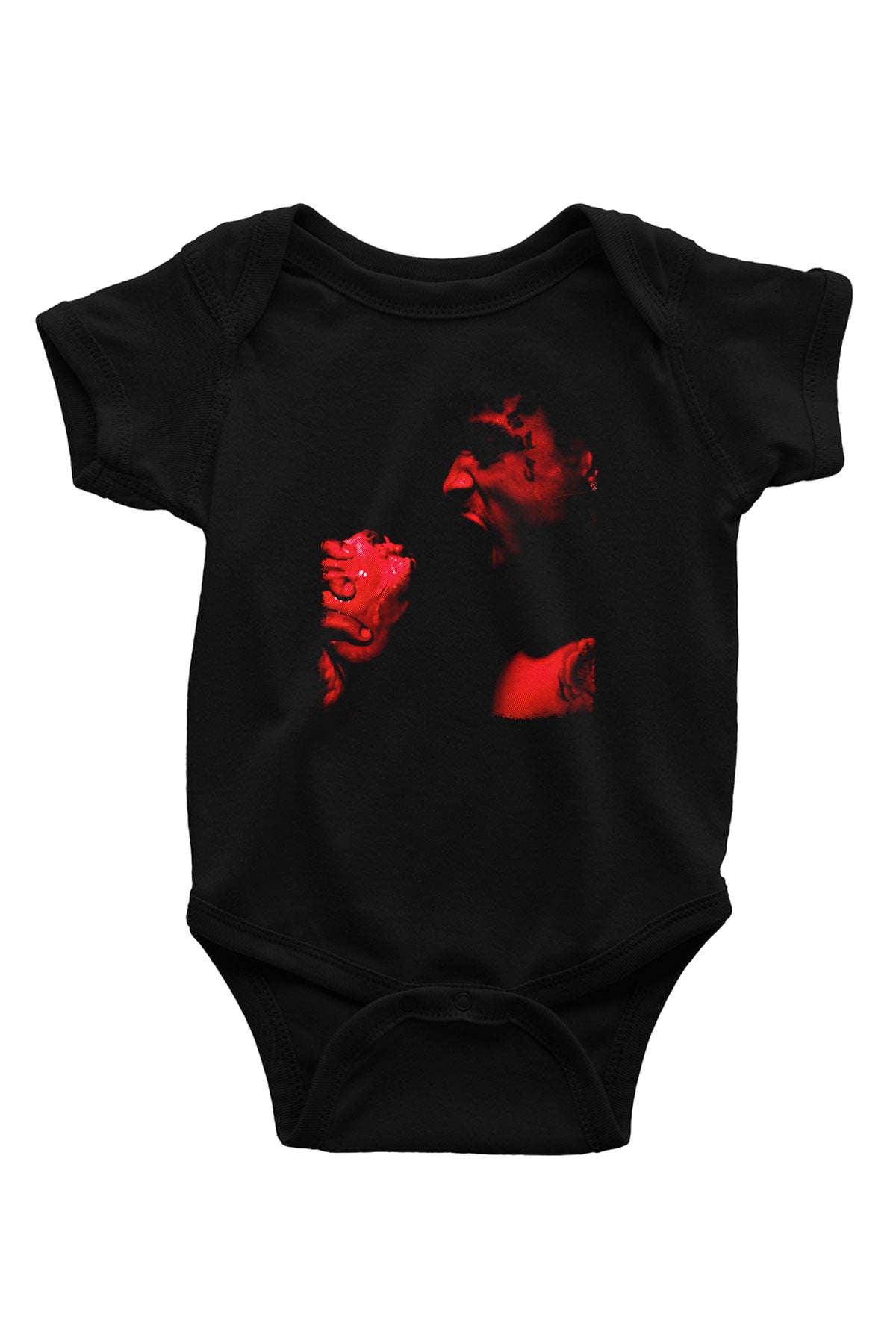 21 Savage Baskılı Unisex Siyah Bebek Body - Zıbın
