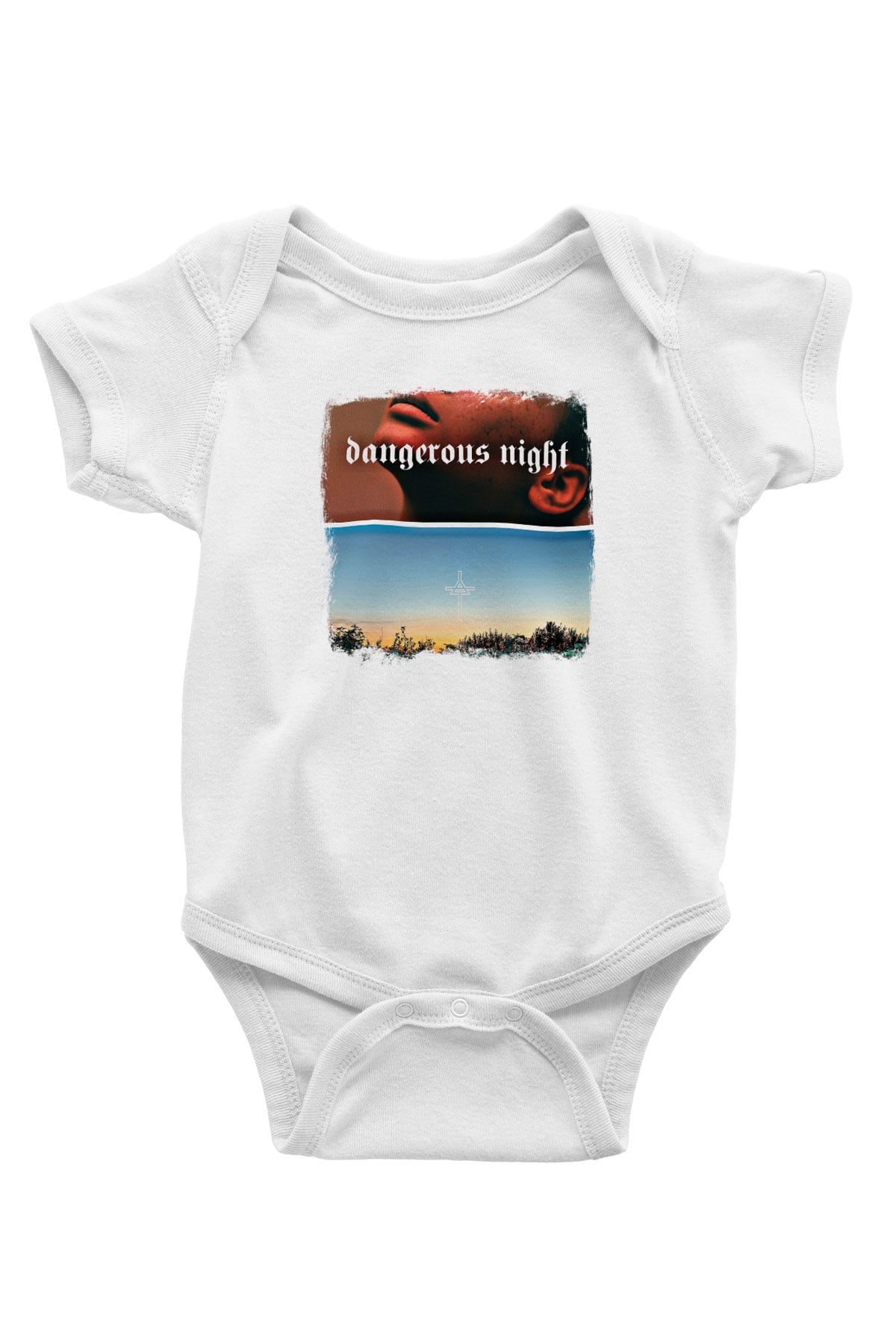 30 Seconds To Mars Baskılı Unisex Beyaz Bebek Body - Zıbın