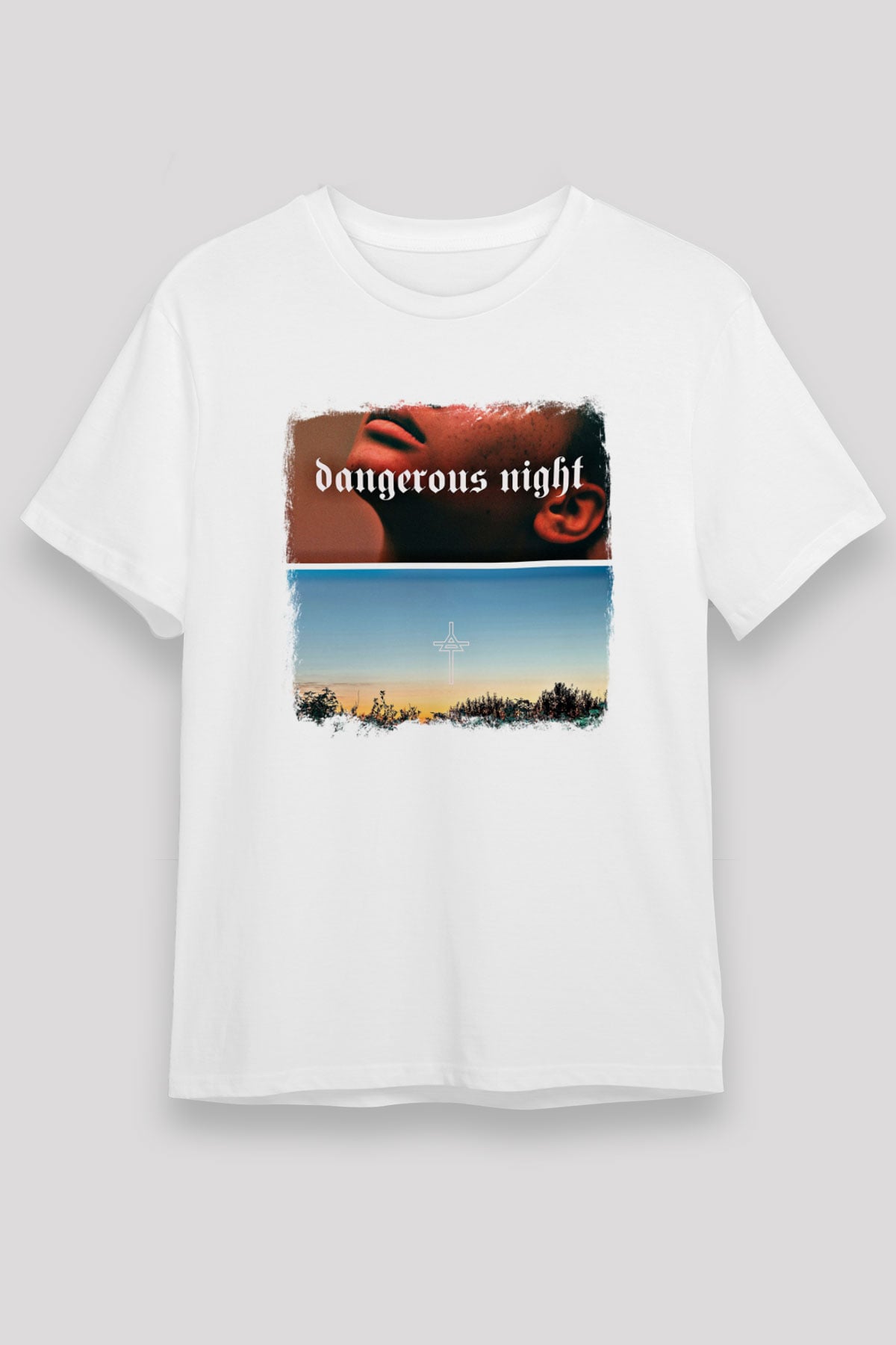 30 Seconds To Mars Baskılı Unisex Beyaz Tişört