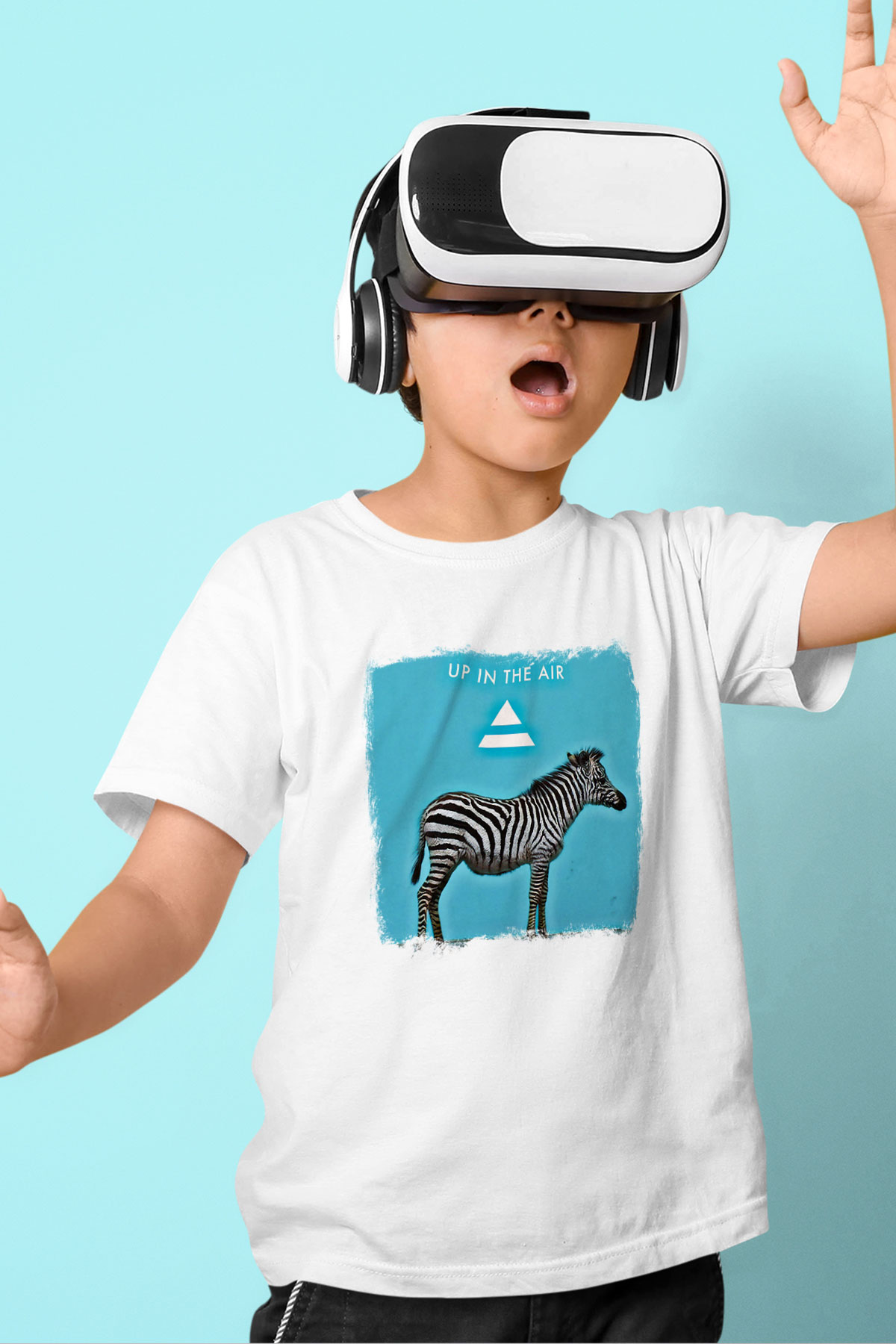 30 Seconds To Mars Baskılı Unisex Beyaz Çocuk Tişört