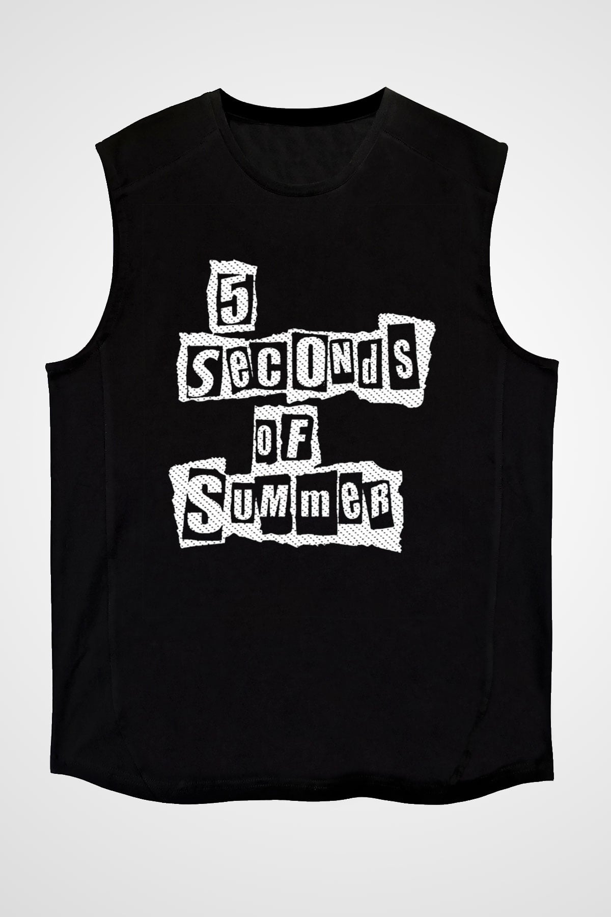 5 Seconds Of Summer Siyah Unisex Kolsuz Tişört