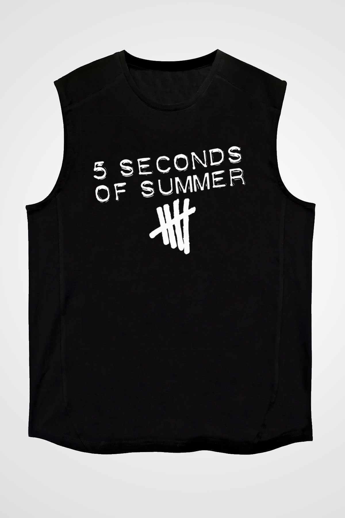 5 Seconds Of Summer Siyah Unisex Kolsuz Tişört