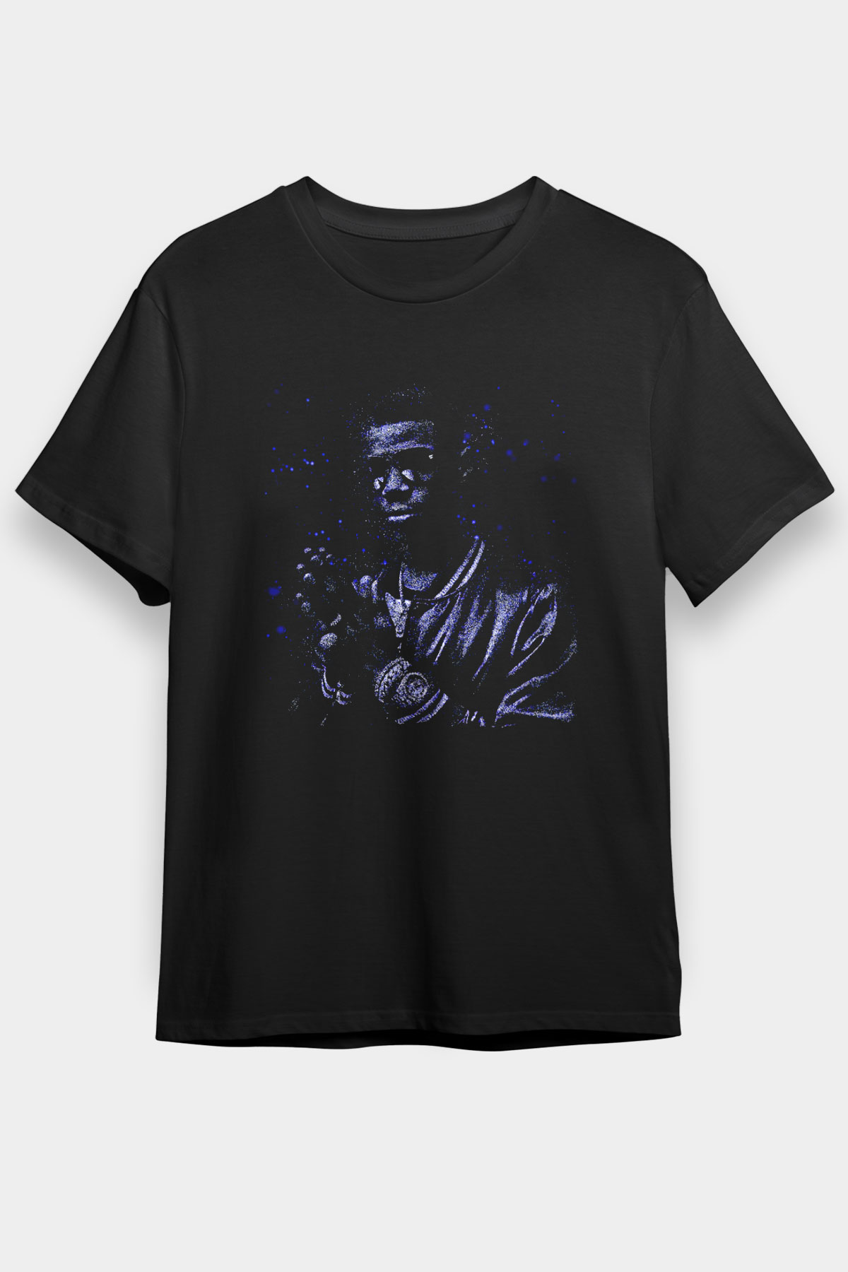 A Boosie Wit Da Hoodie Baskılı Unisex Siyah Tişört - Tshirt