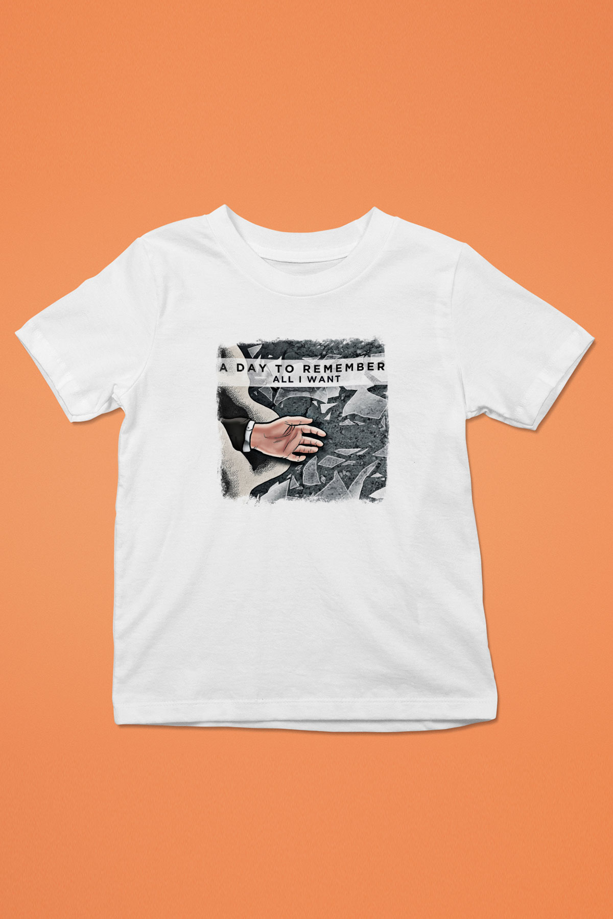 A Day to remember Baskılı Unisex Beyaz Çocuk Tişört