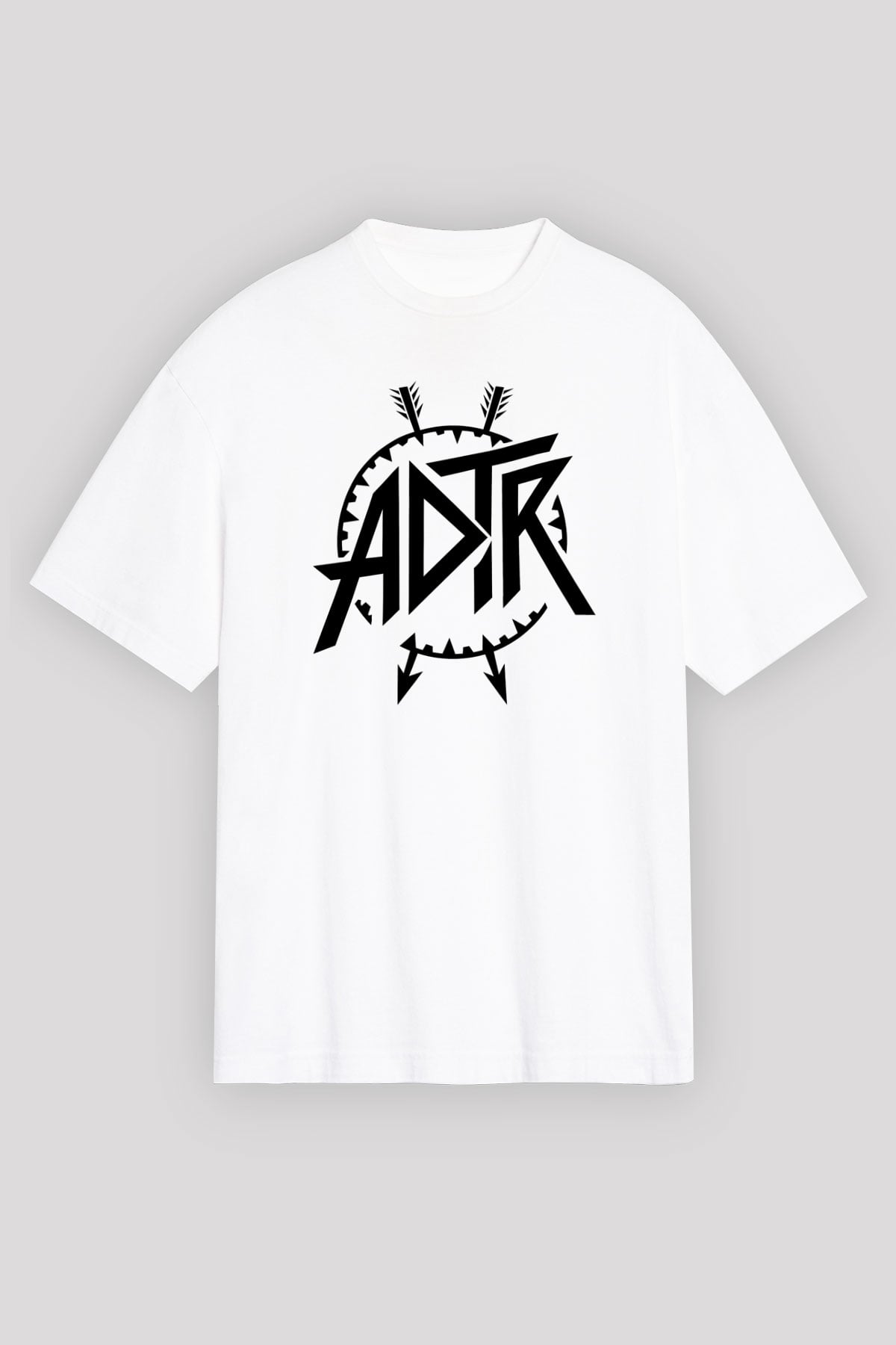 A Day to remember Baskılı Unisex Beyaz Oversize Tişört