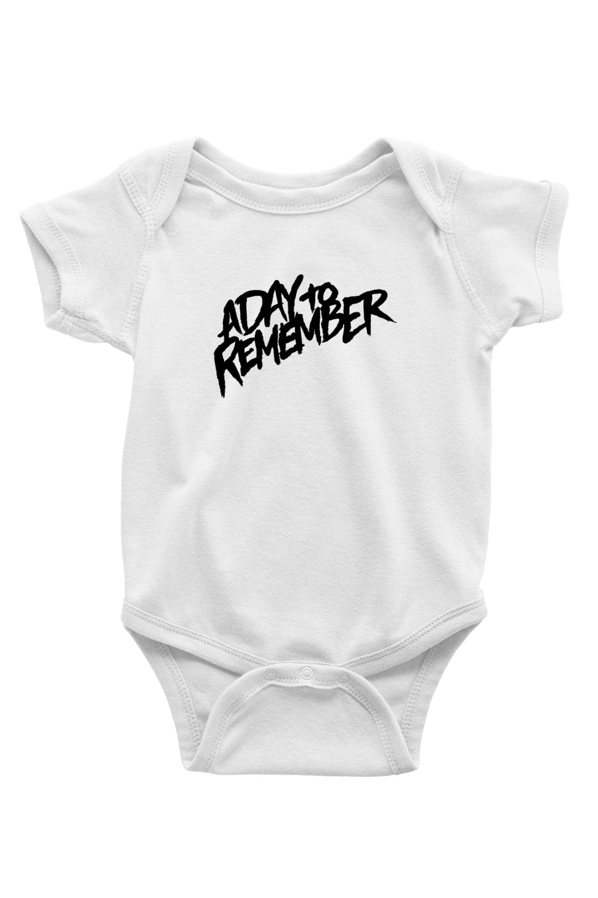 A Day to remember Baskılı Unisex Beyaz Bebek Body - Zıbın
