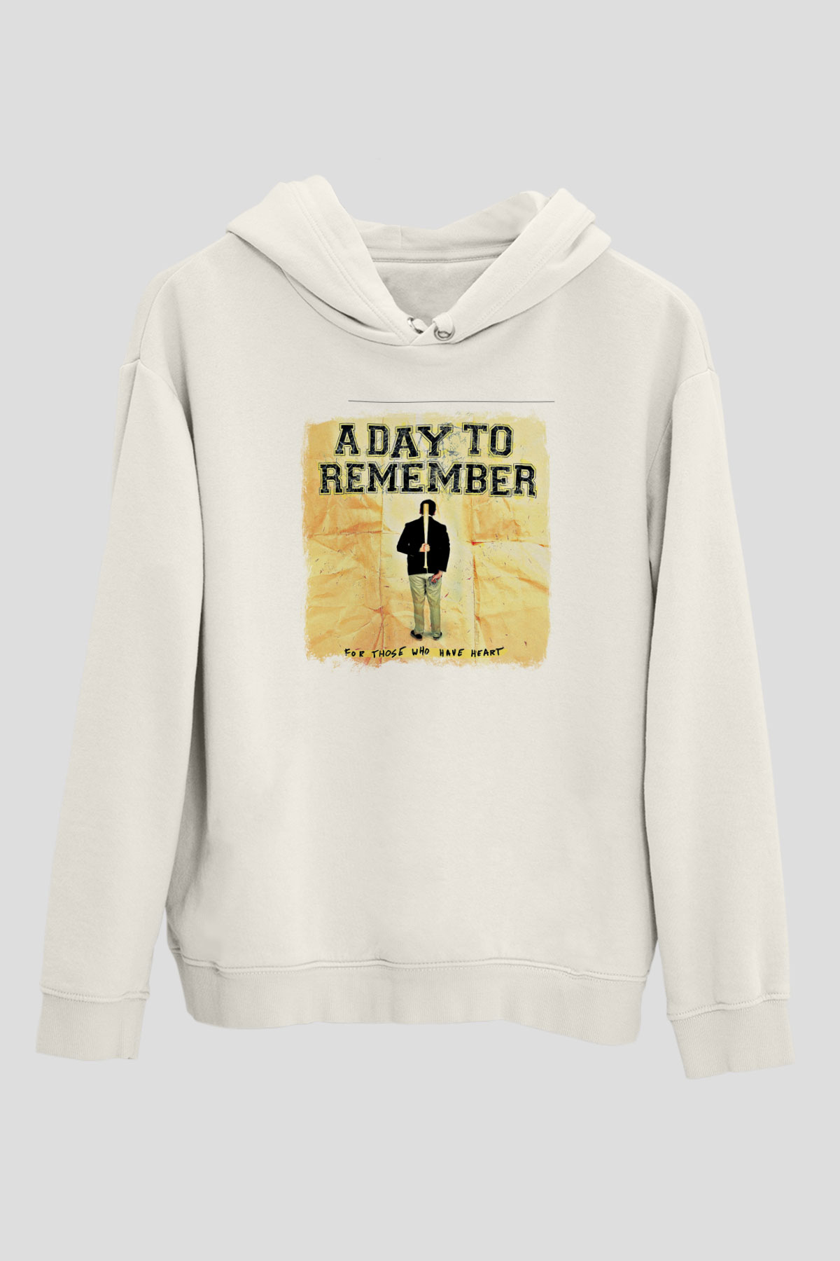 A Day to remember Baskılı Unisex Beyaz Hoodie