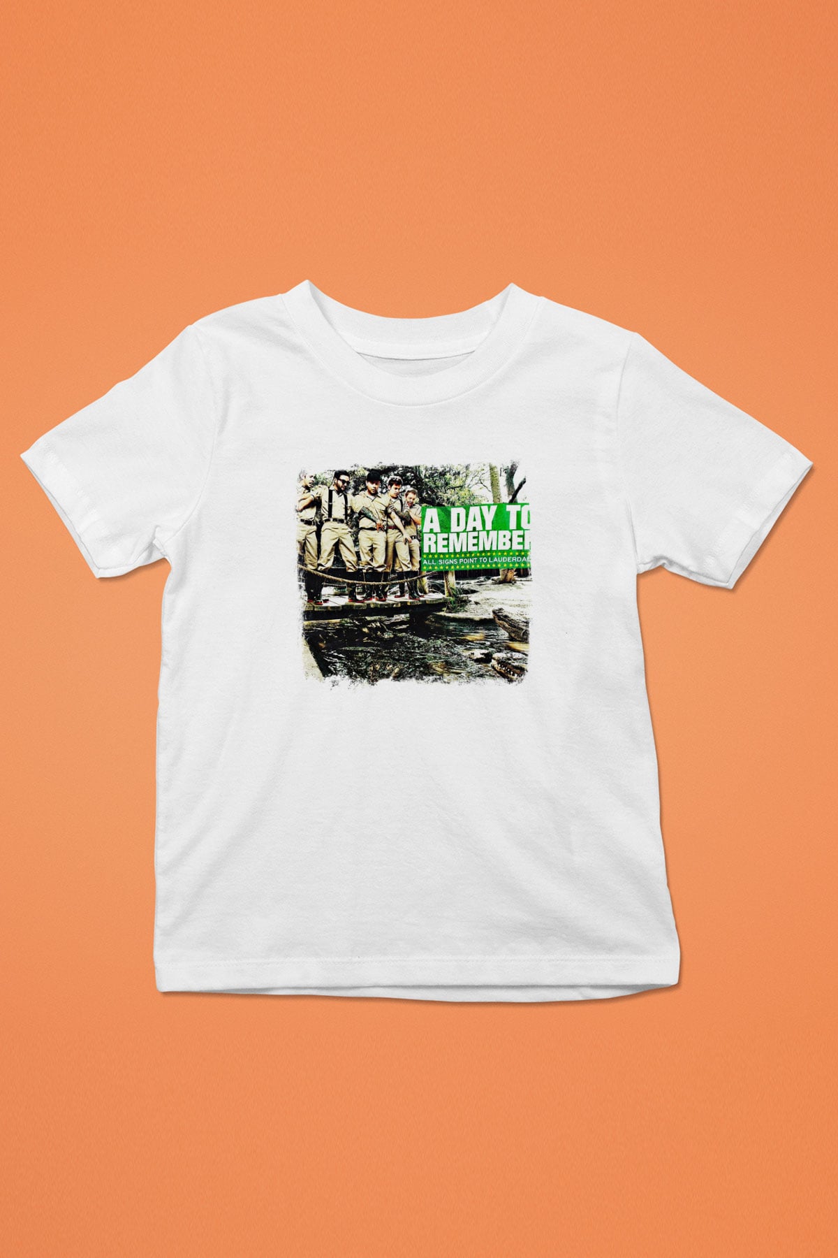 A Day to remember Baskılı Unisex Beyaz Çocuk Tişört