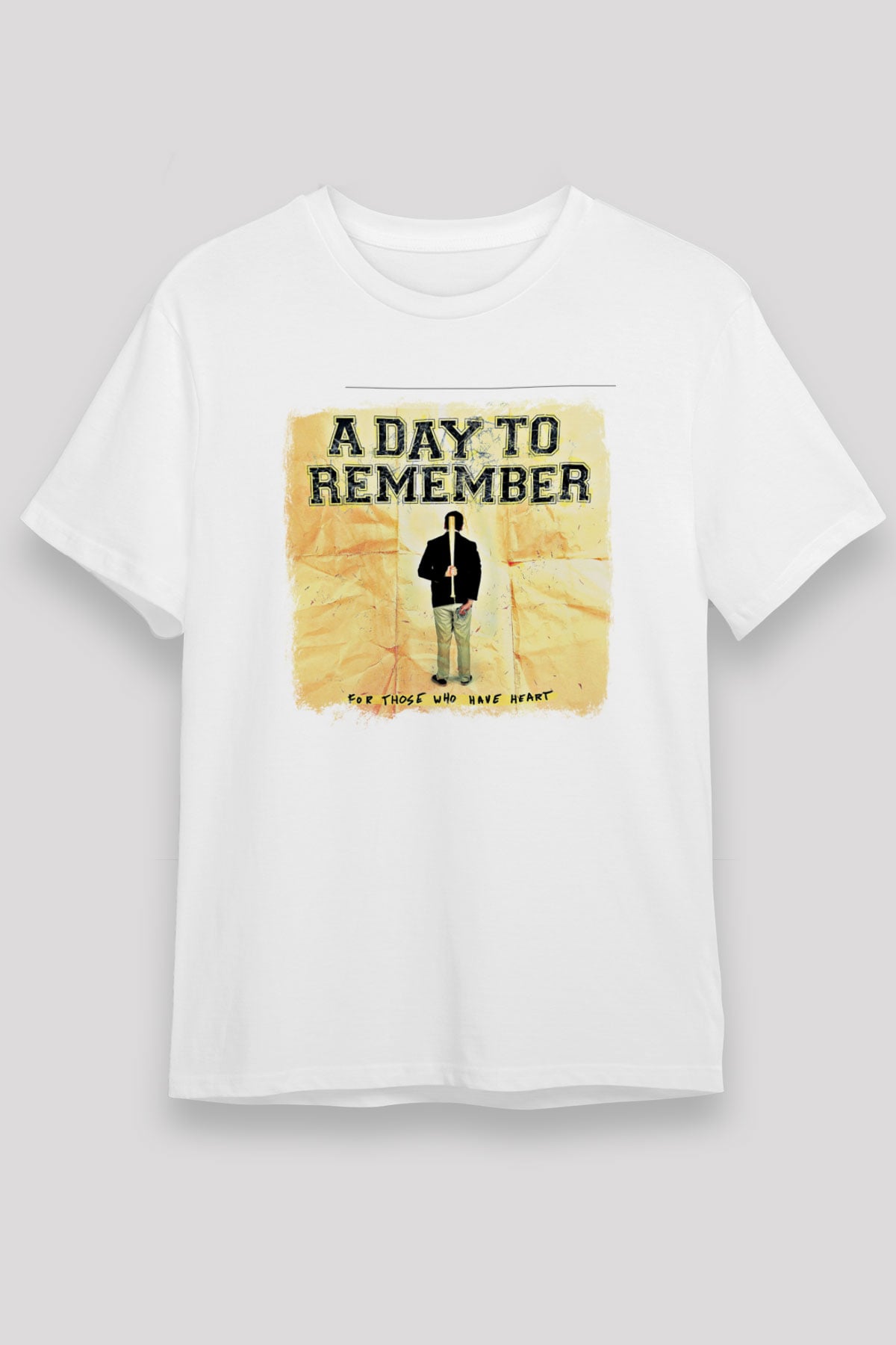 A Day to remember Baskılı Unisex Beyaz Tişört