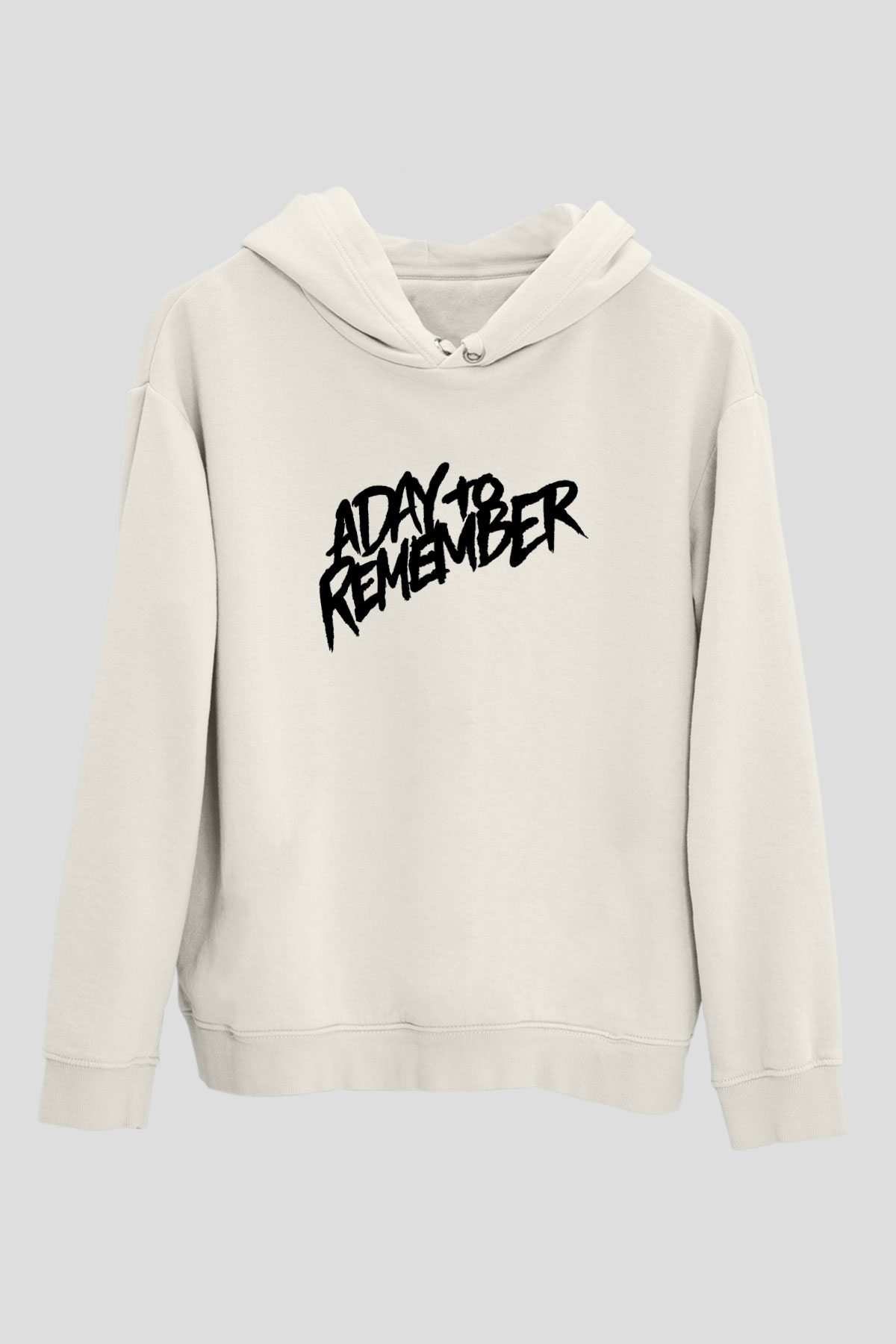 A Day to remember Baskılı Unisex Beyaz Hoodie