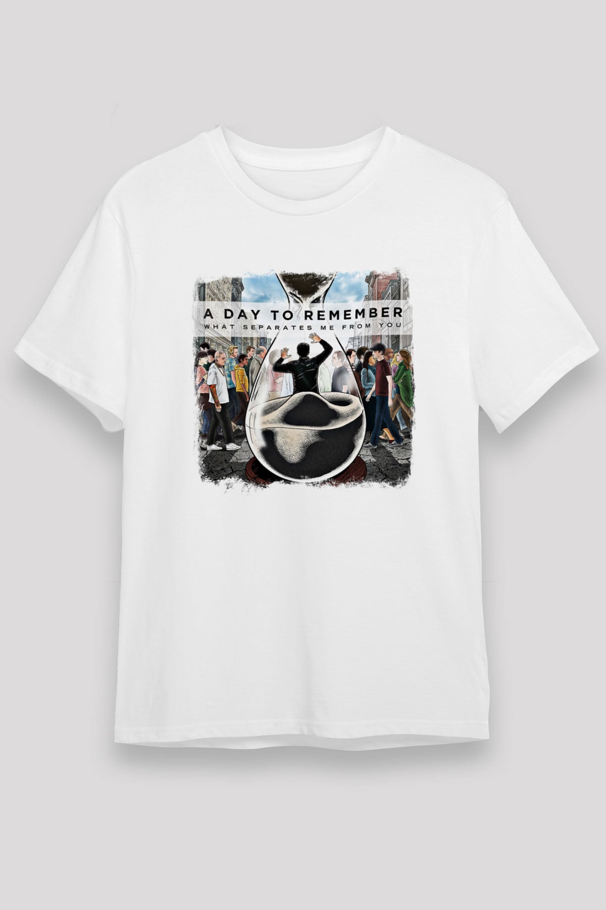 A Day to remember Baskılı Unisex Beyaz Tişört
