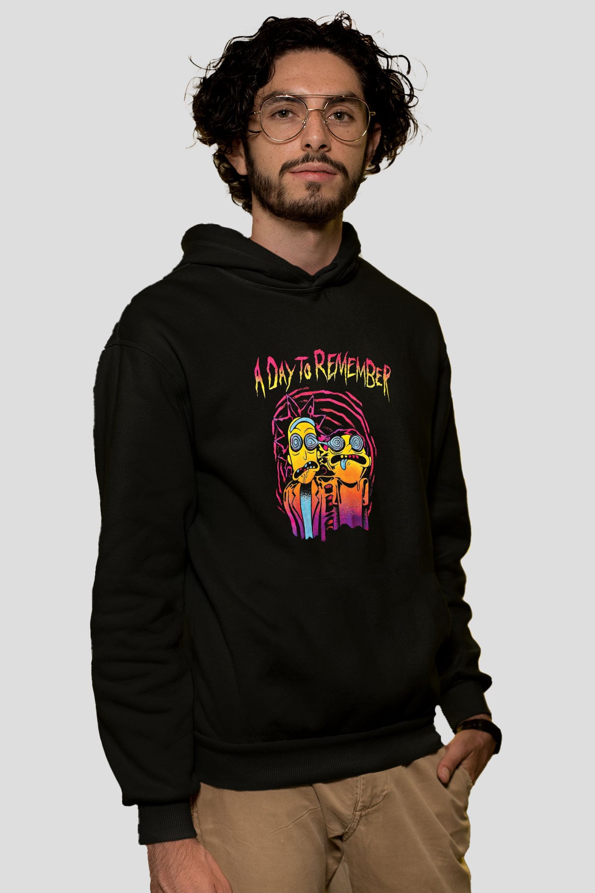 A Day to remember Baskılı Unisex Siyah Hoodie