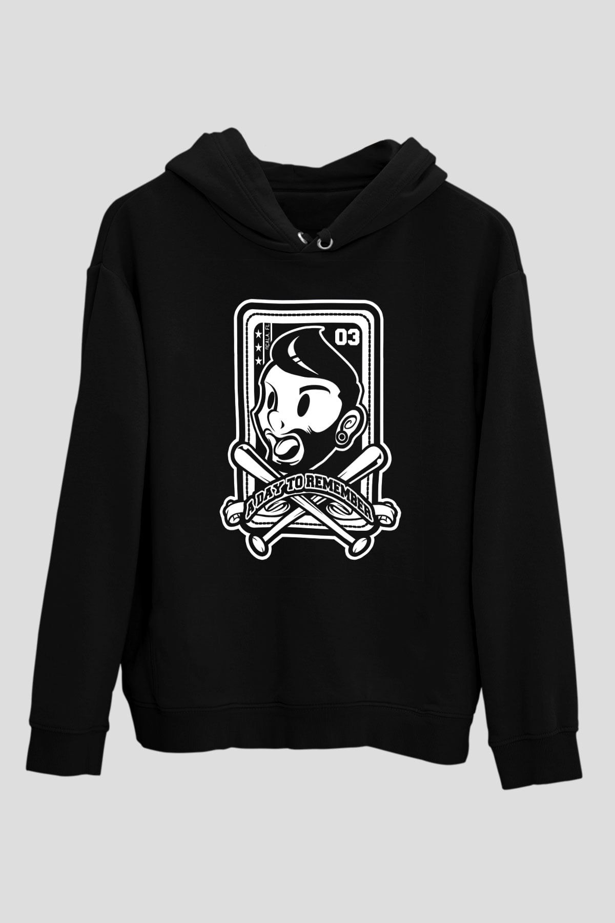 A Day to remember Baskılı Unisex Siyah Hoodie