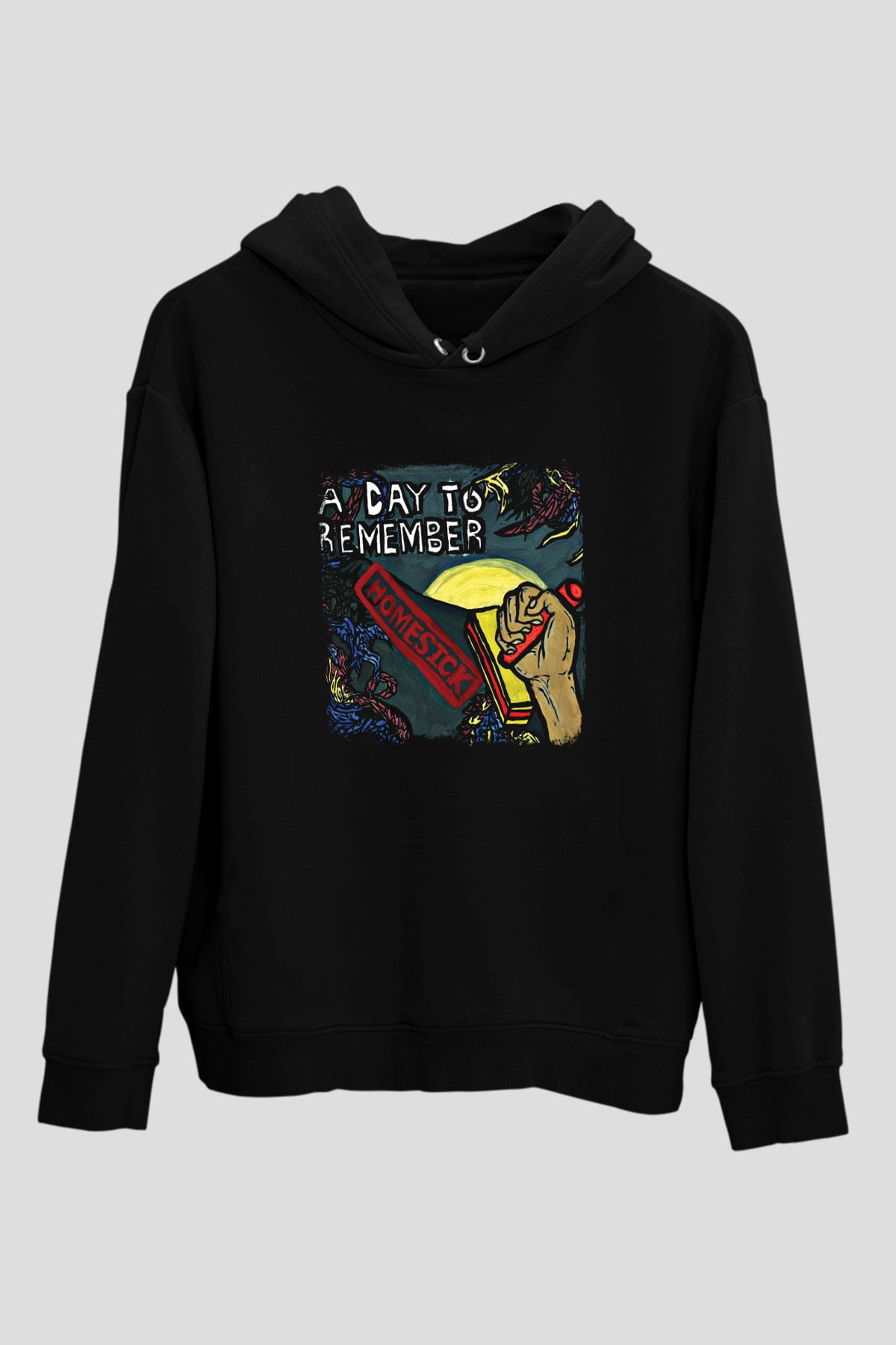 A Day to remember Baskılı Unisex Siyah Hoodie