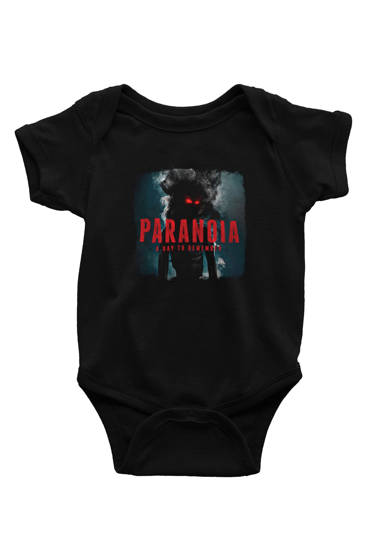 A Day to remember Baskılı Unisex Siyah Bebek Body - Zıbın